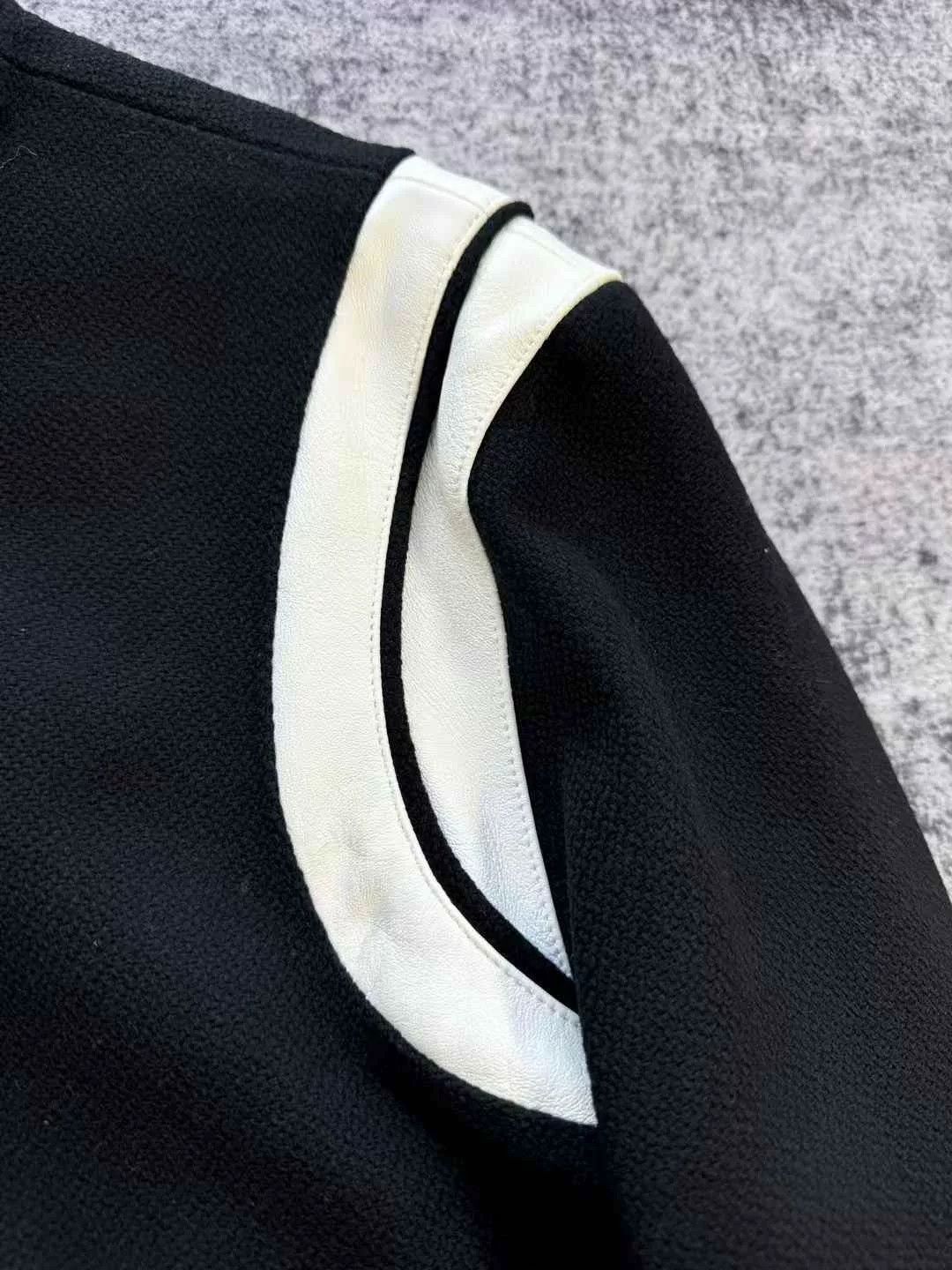 Saint Laurent Paris Saint Laurent Black White Varsity Jacket Size US M / EU 48-50 / 2 - 4 Thumbnail