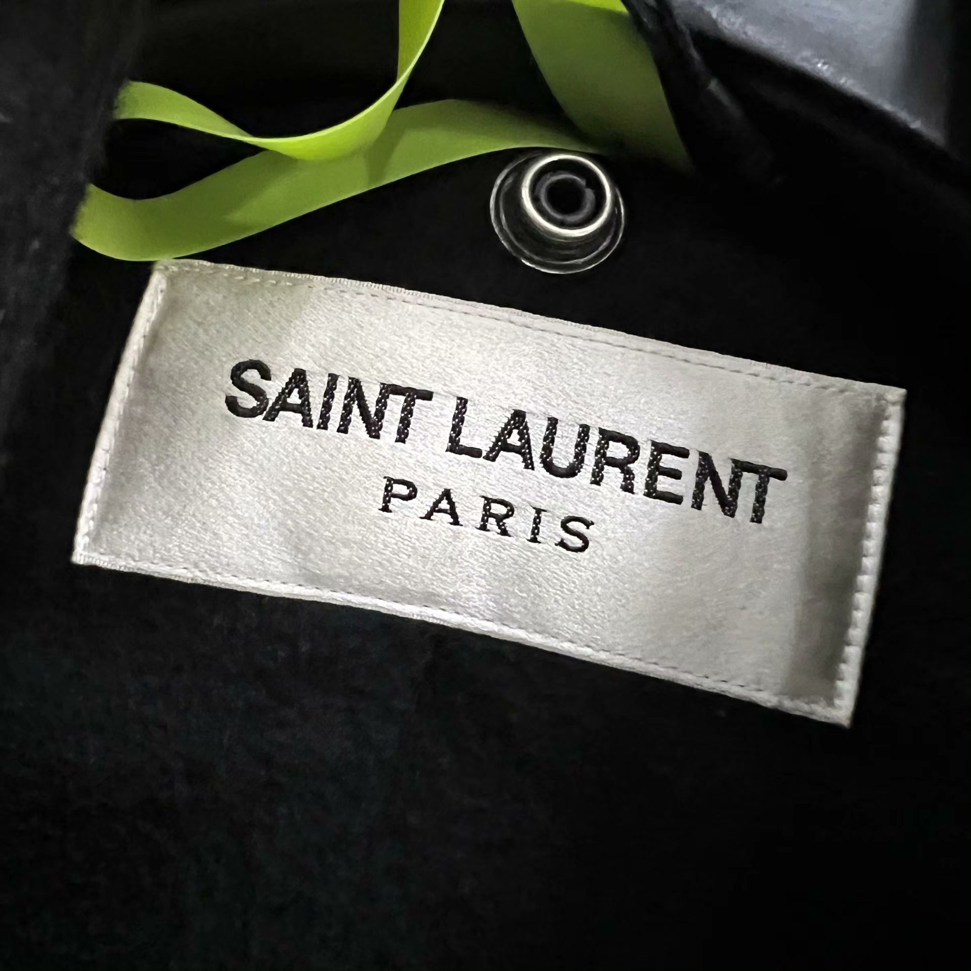 Saint Laurent Paris Saint Laurent Black Cropped Double-Breasted Jacket Size XS / US 0-2 / IT 36-38 - 4 Thumbnail