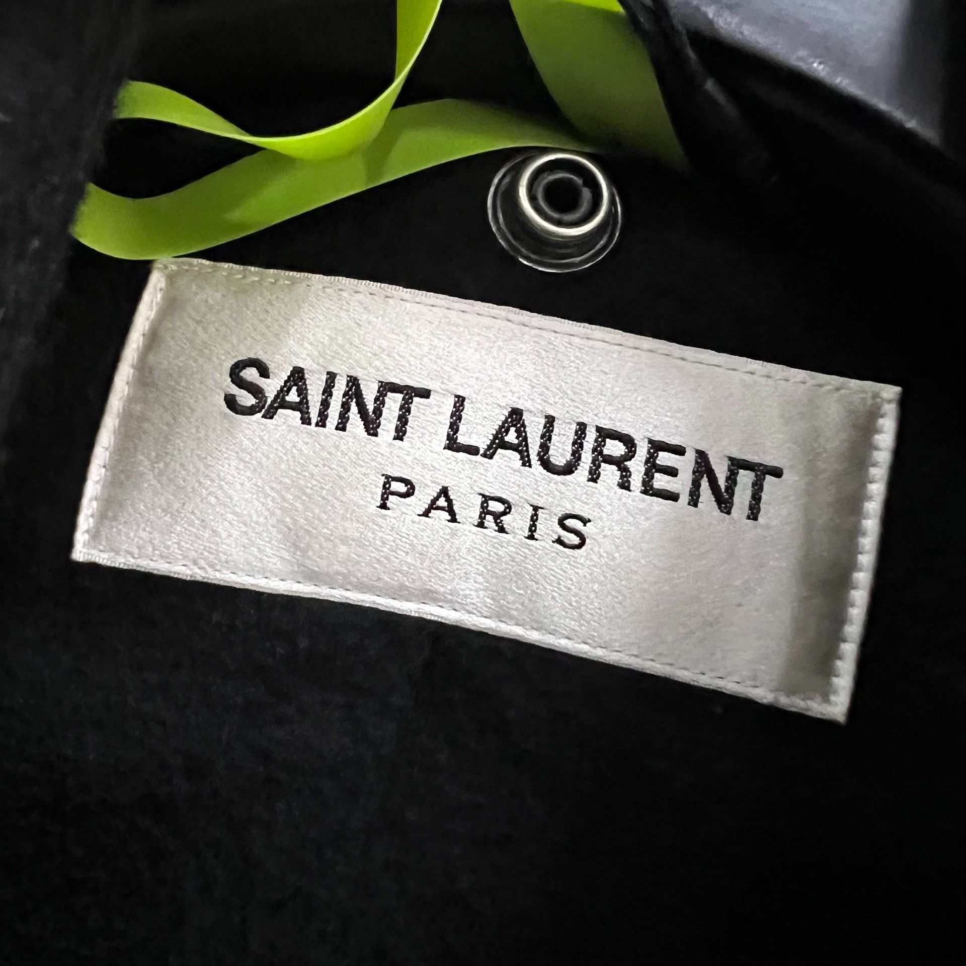 Saint Laurent Paris Saint Laurent Black Cropped Double-Breasted Jacket Size XS / US 0-2 / IT 36-38 - 4 Thumbnail