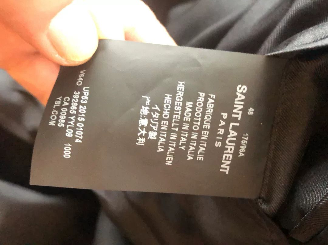 Saint Laurent Paris Saint Laurent SLP Dark Blue Blazer Size US M / EU 48-50 / 2 - 4 Thumbnail