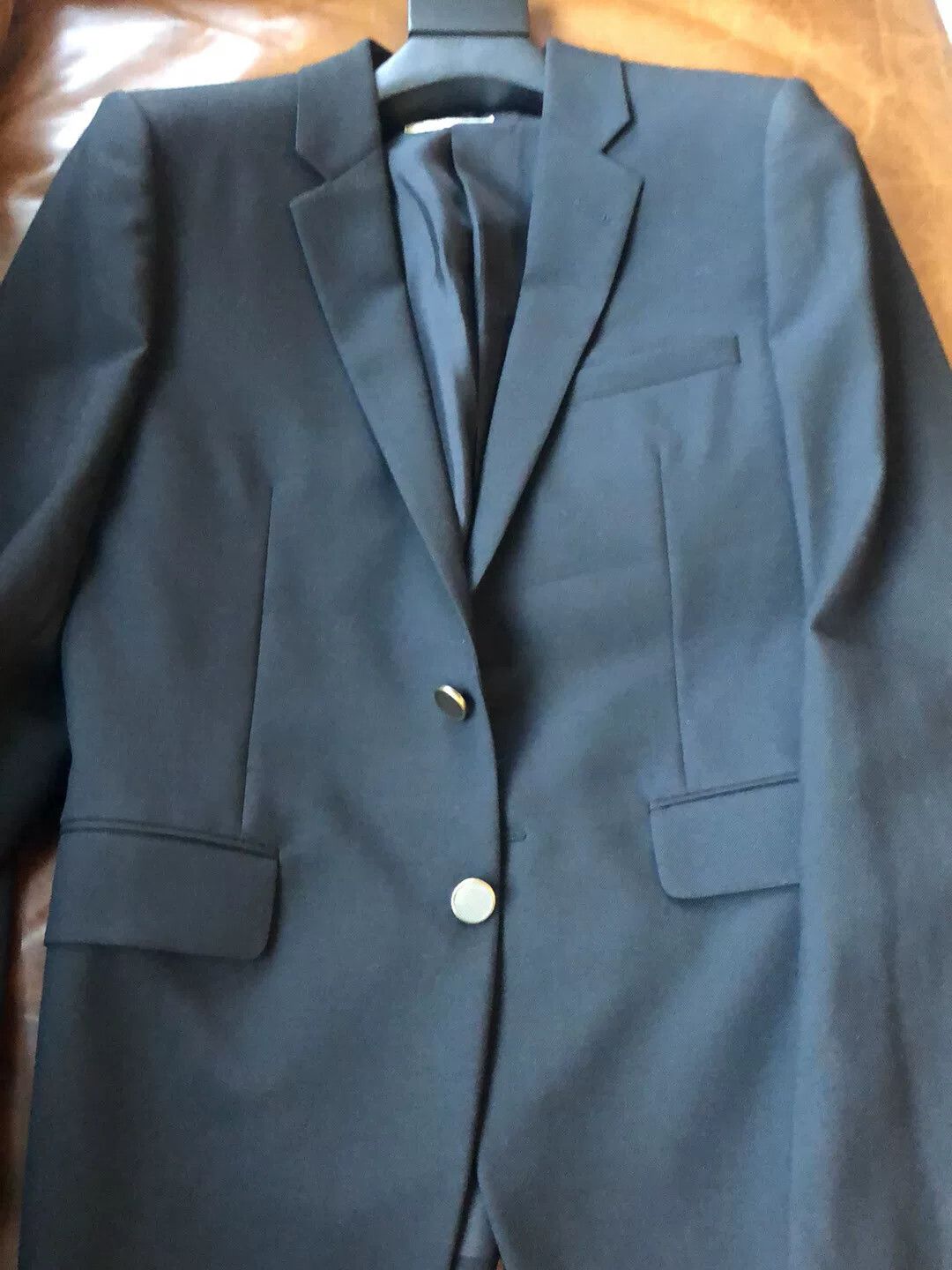 Saint Laurent Paris Saint Laurent SLP Dark Blue Blazer Size US M / EU 48-50 / 2 - 2 Thumbnail