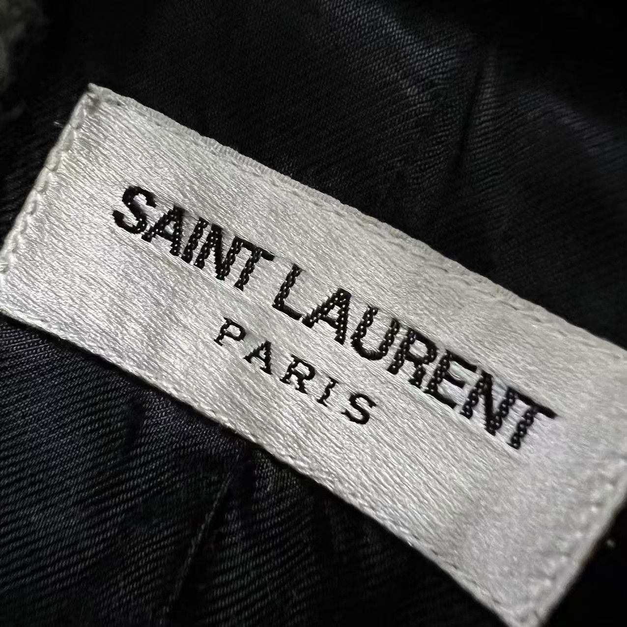 Saint Laurent Paris SAINT LAURENT Olive Green Baseball Jacket Size US S / EU 44-46 / 1 - 3 Thumbnail