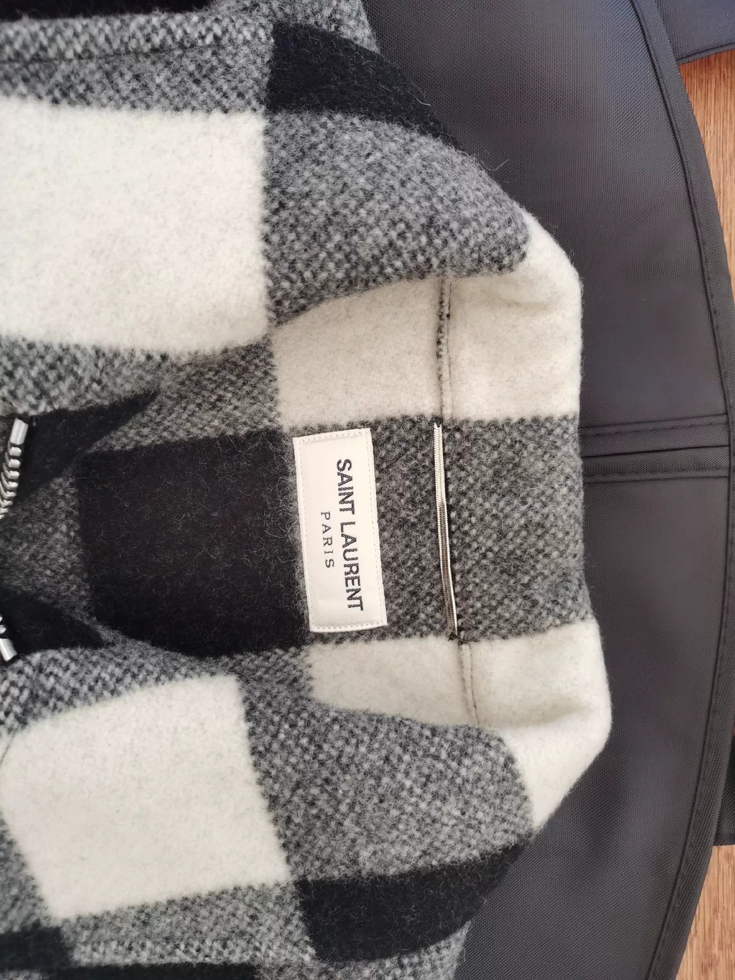 Saint Laurent Paris Saint Laurent Paris Checkered Shirt Jacket Size US M / EU 48-50 / 2 - 4 Thumbnail
