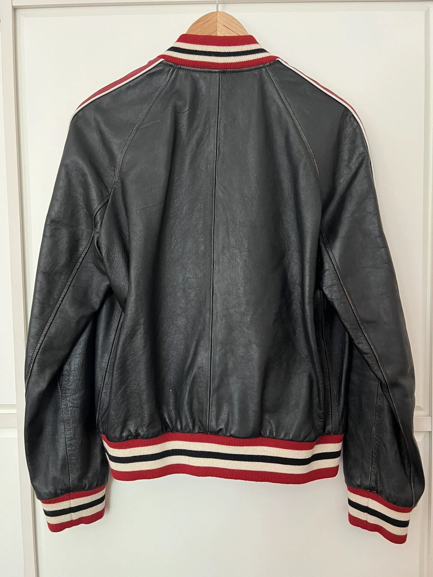 Saint Laurent Paris Saint Laurent SLP 2020 Vintage Leather Jacket Size US L / EU 52-54 / 3 - 3 Thumbnail