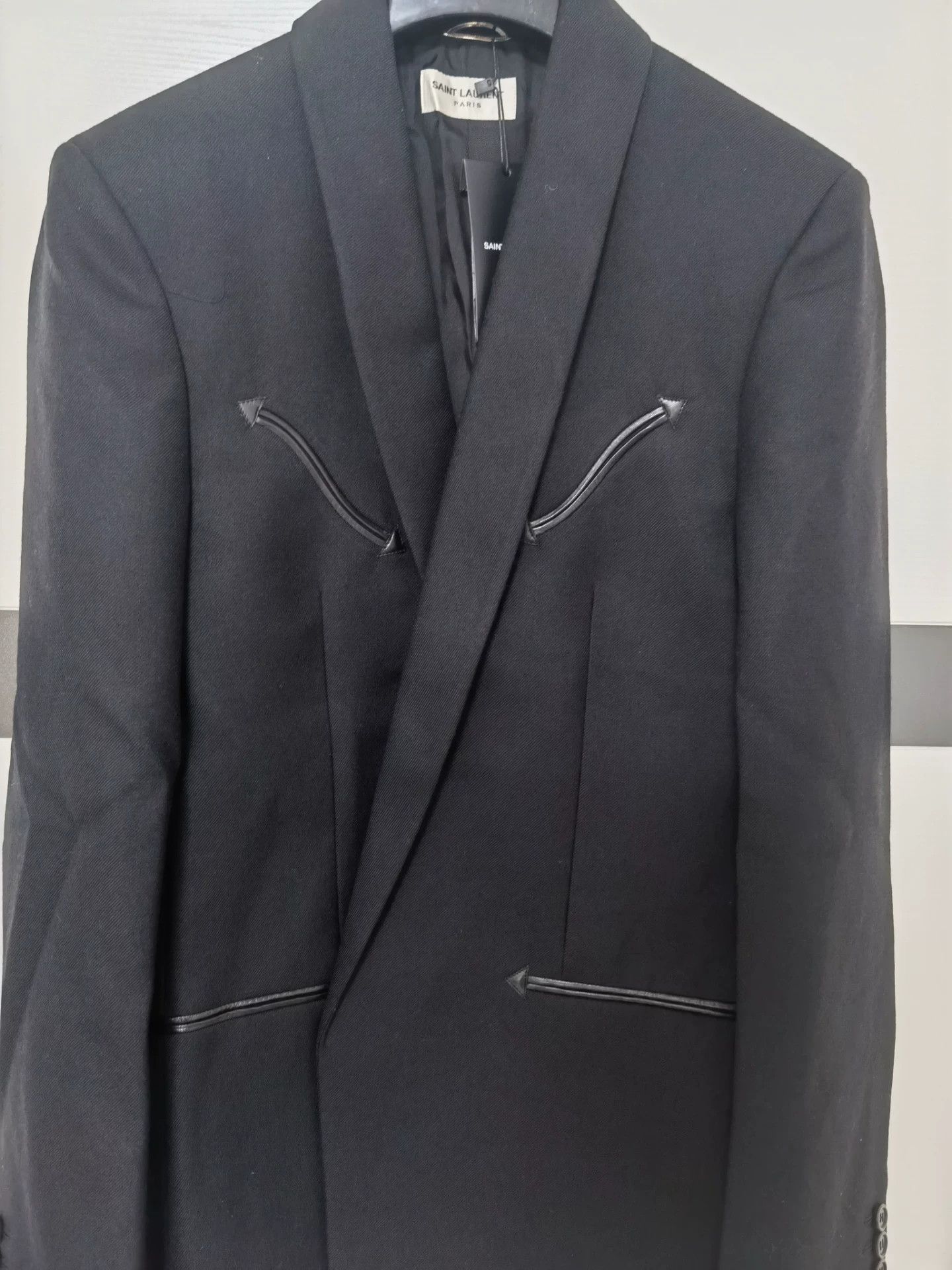 Saint Laurent Paris Saint Laurent Shawl Collar Blazer Size US M / EU 48-50 / 2 - 2 Thumbnail