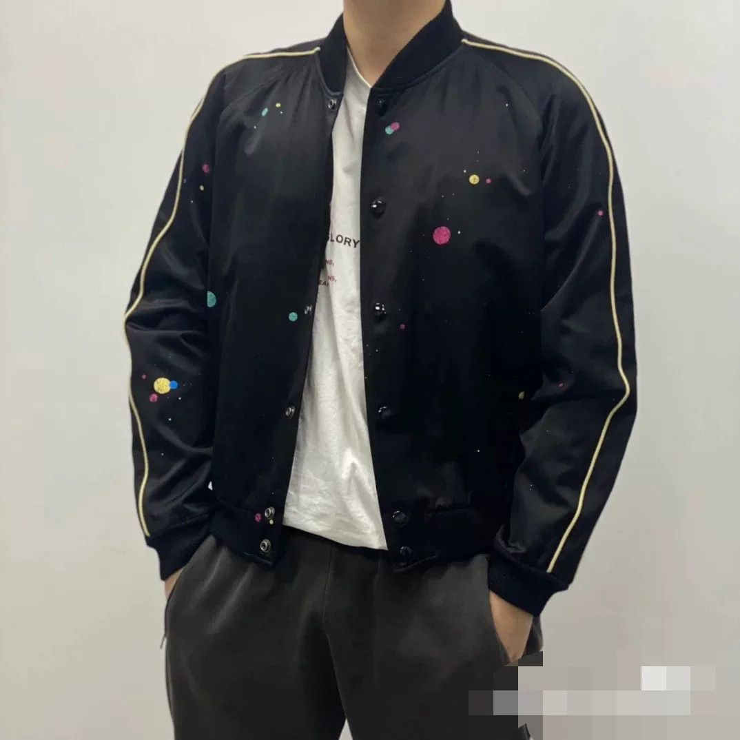Saint Laurent Paris Saint Laurent Polka Dot Bomber Jacket Size US M / EU 48-50 / 2 - 4 Thumbnail