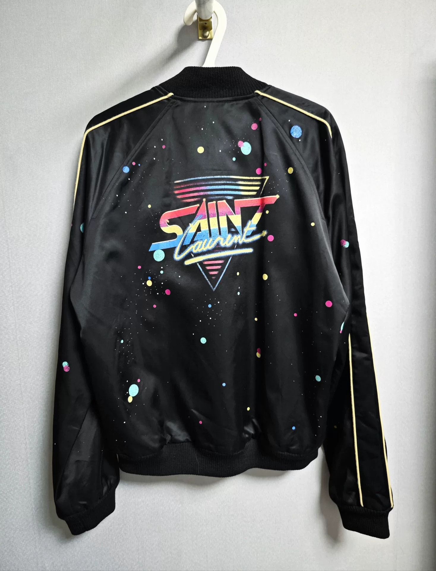 Saint Laurent Paris Saint Laurent Polka Dot Bomber Jacket Size US M / EU 48-50 / 2 - 2 Thumbnail