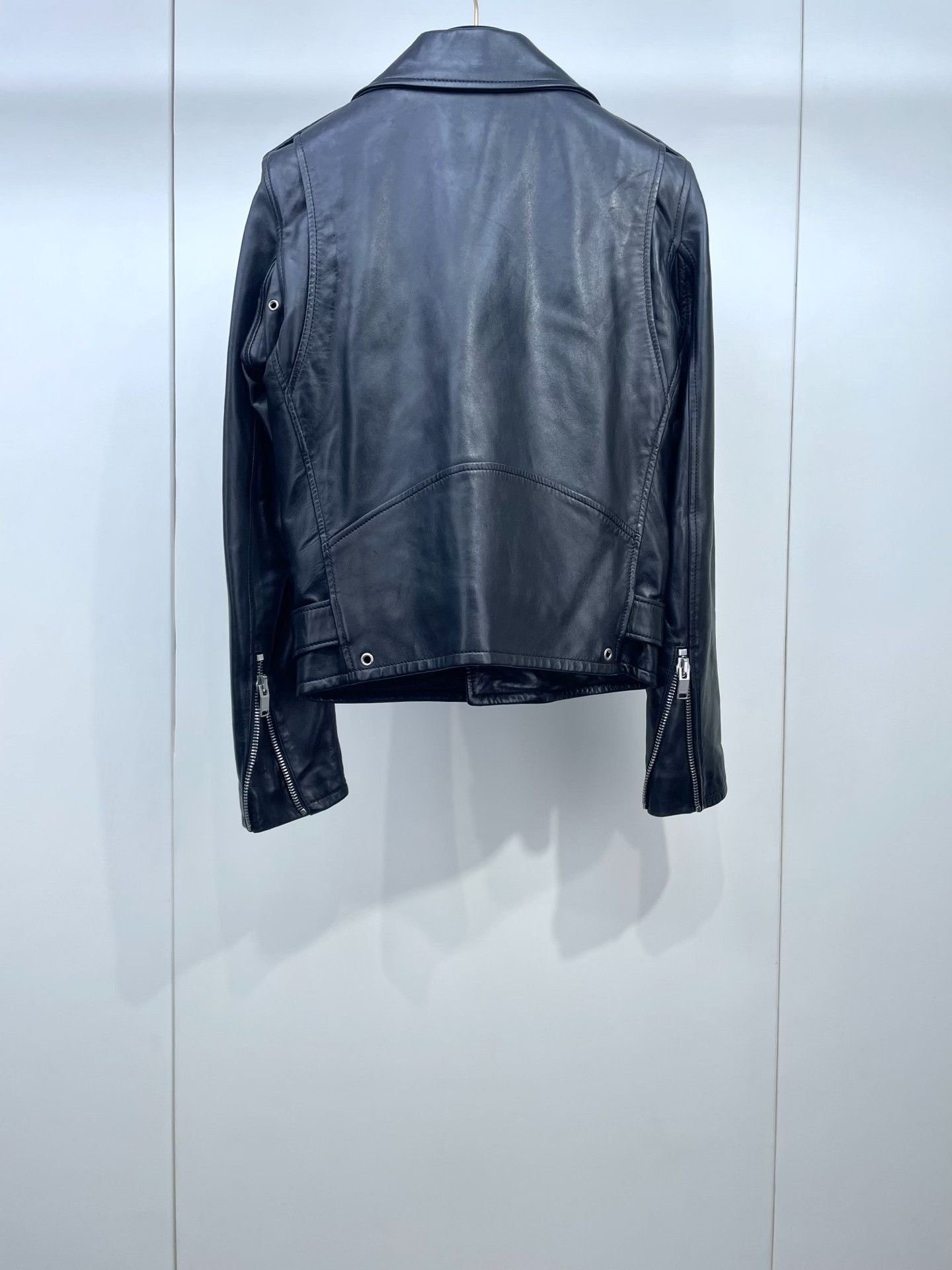 Saint Laurent Paris YSL Saint Laurent Black Biker Jacket Size XS / US 0-2 / IT 36-38 - 2 Thumbnail