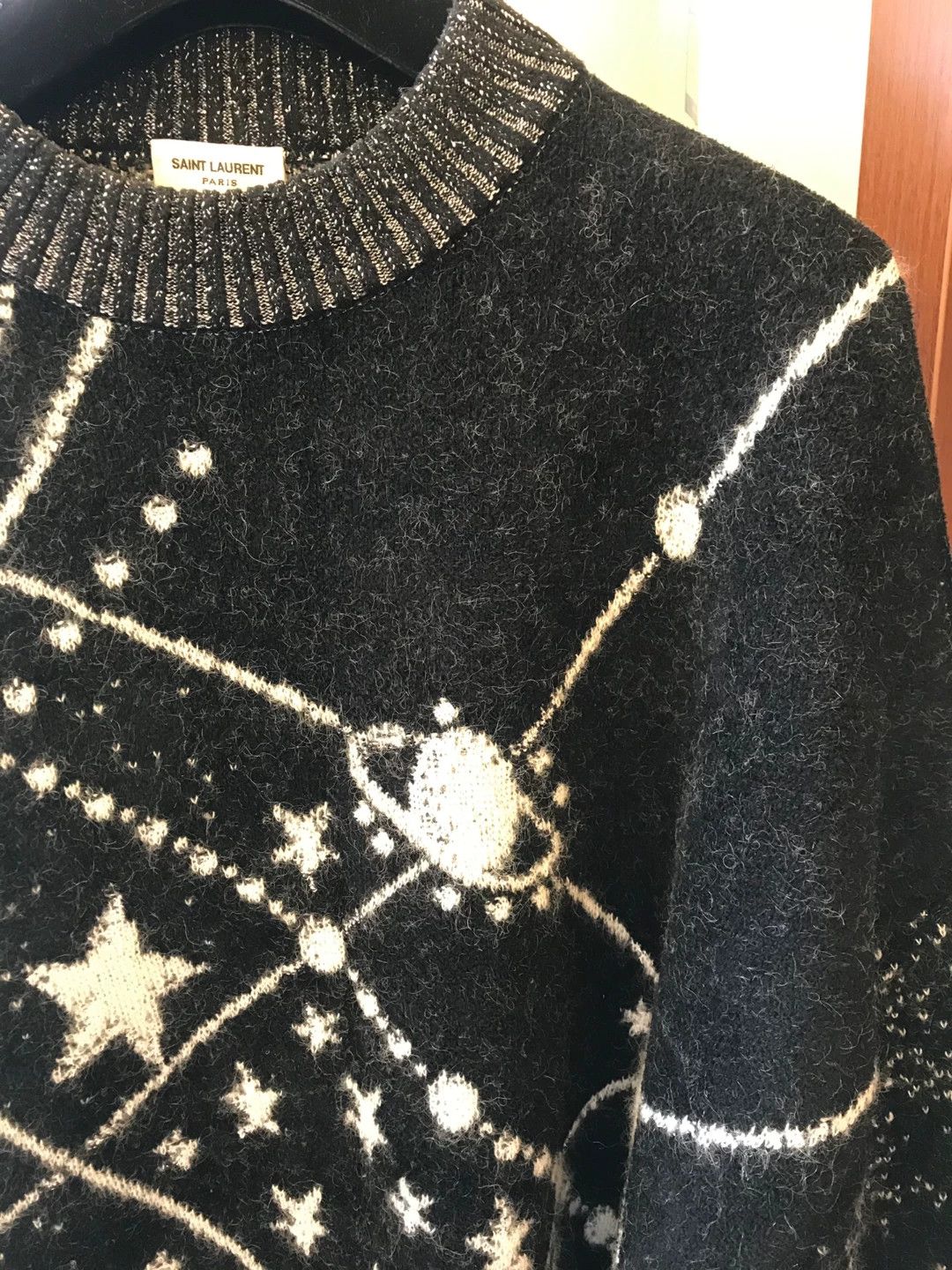Saint Laurent Paris Saint Laurent Star Pattern Women's Sweater Size S / US 4 / IT 40 - 2 Thumbnail