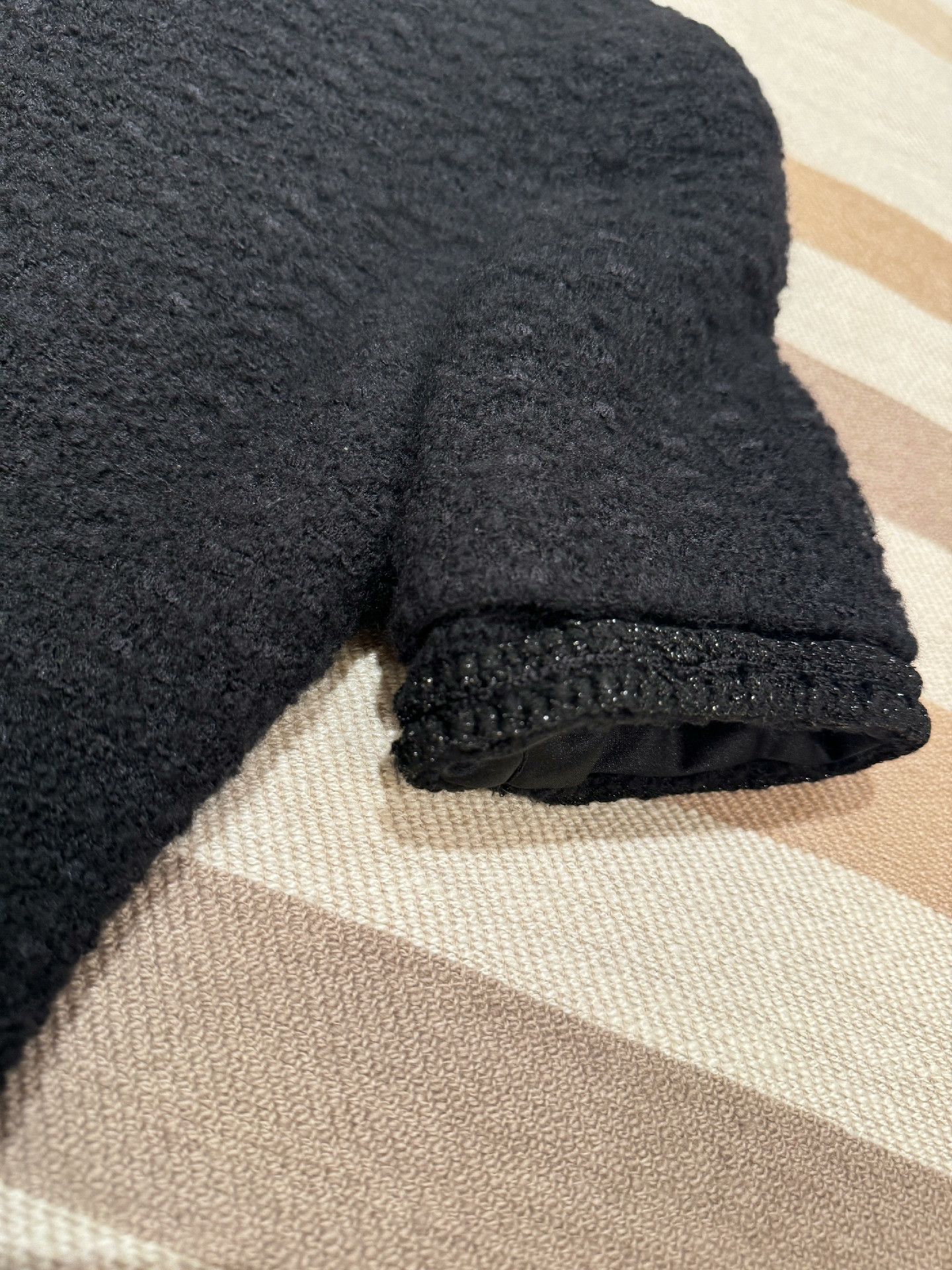 Saint Laurent Paris Saint Laurent Black Tweed Cocktail Dress Size XS / US 0-2 / IT 36-38 - 2 Thumbnail