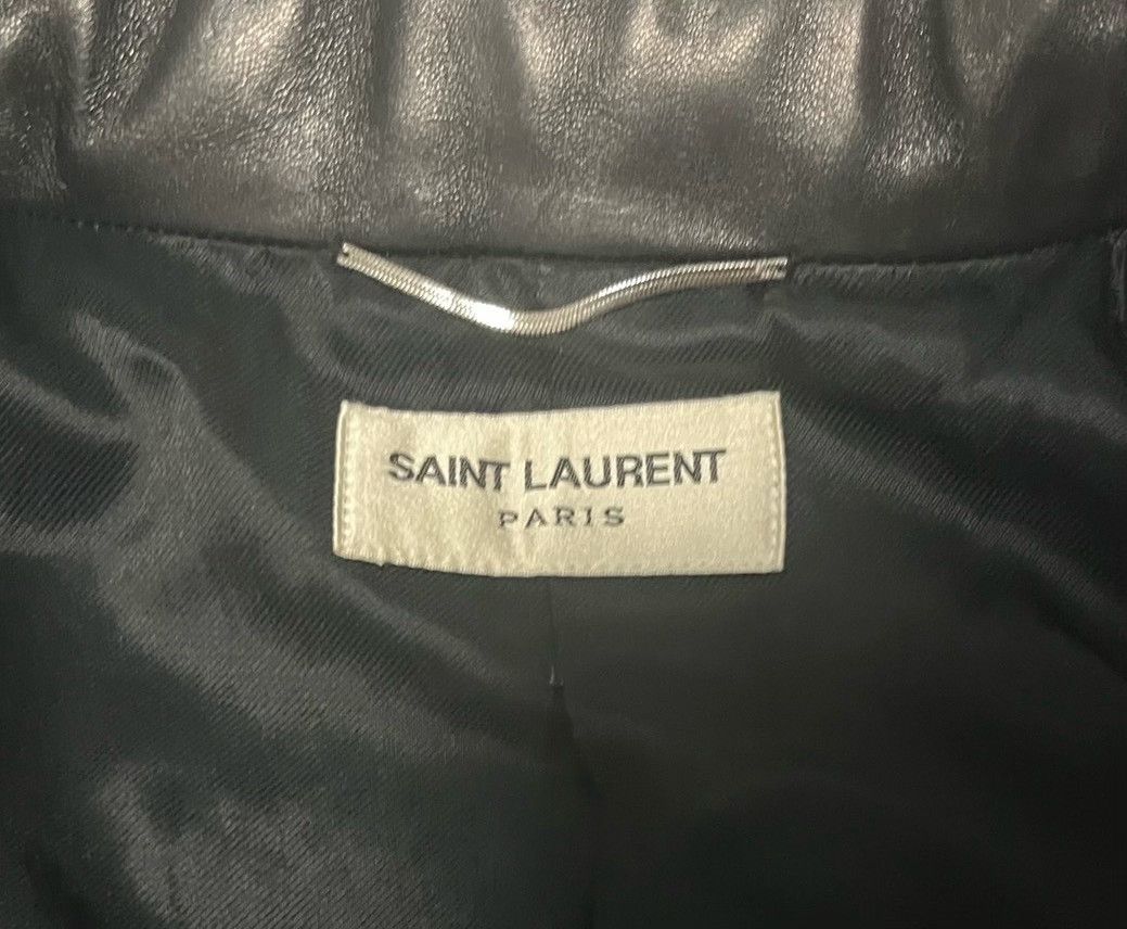 Saint Laurent Paris Saint Laurent Paris Leather Accent Jacket Size US S / EU 44-46 / 1 - 3 Thumbnail