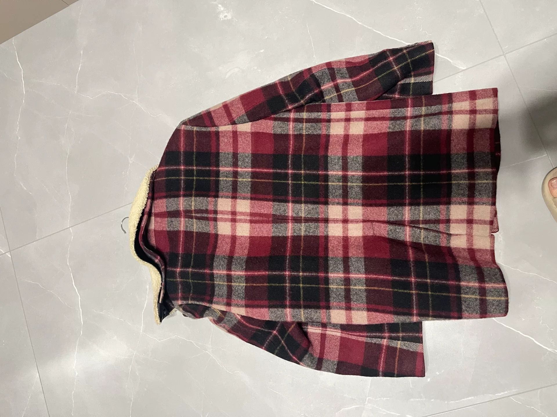 Saint Laurent Paris SAINT LAURENT Men's Wool Plaid Coat Size US XL / EU 56 / 4 - 2 Thumbnail