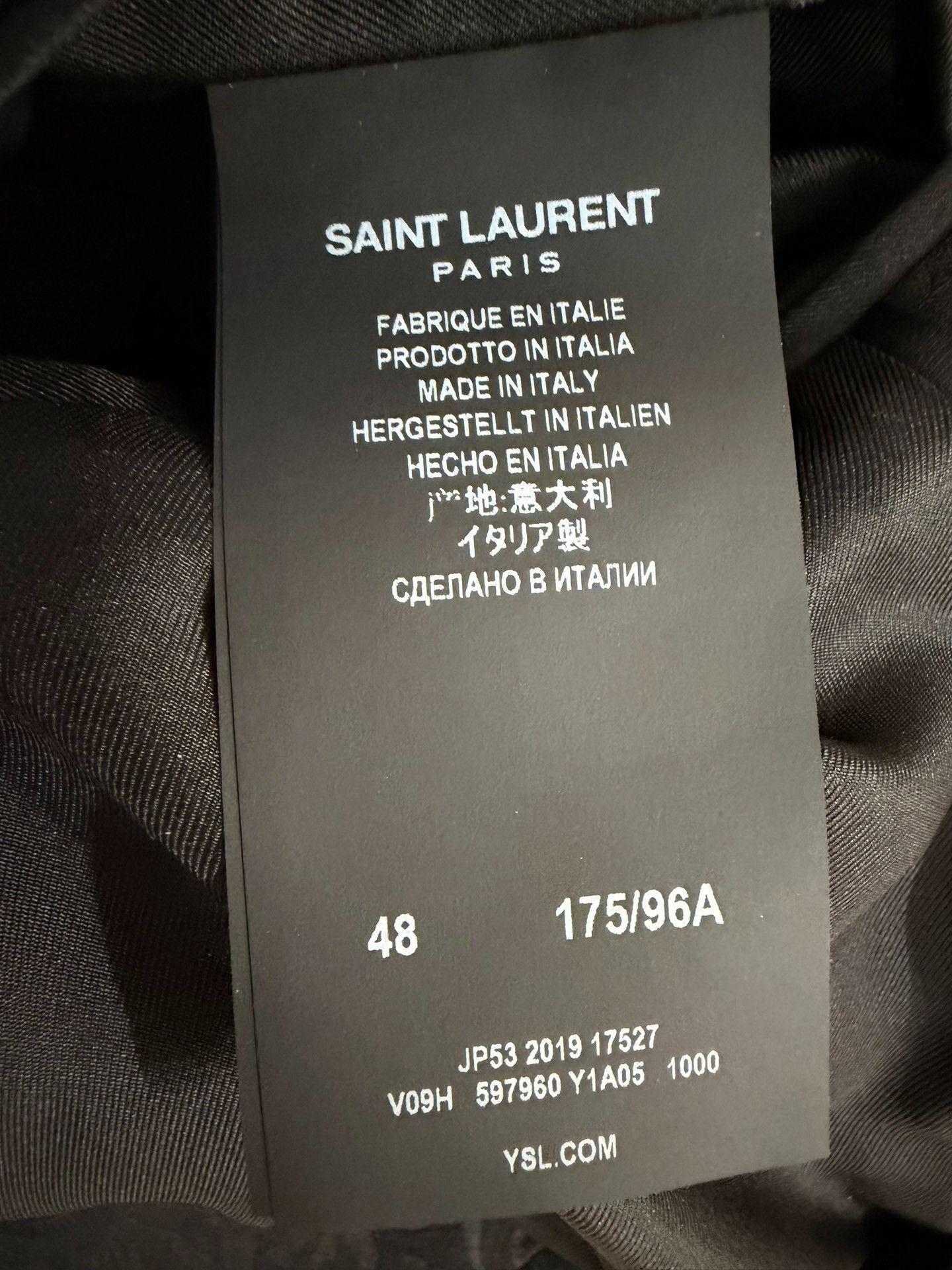 Saint Laurent Paris Saint Laurent 20ss Floral Gold Trim Jacket Size US M / EU 48-50 / 2 - 5 Thumbnail