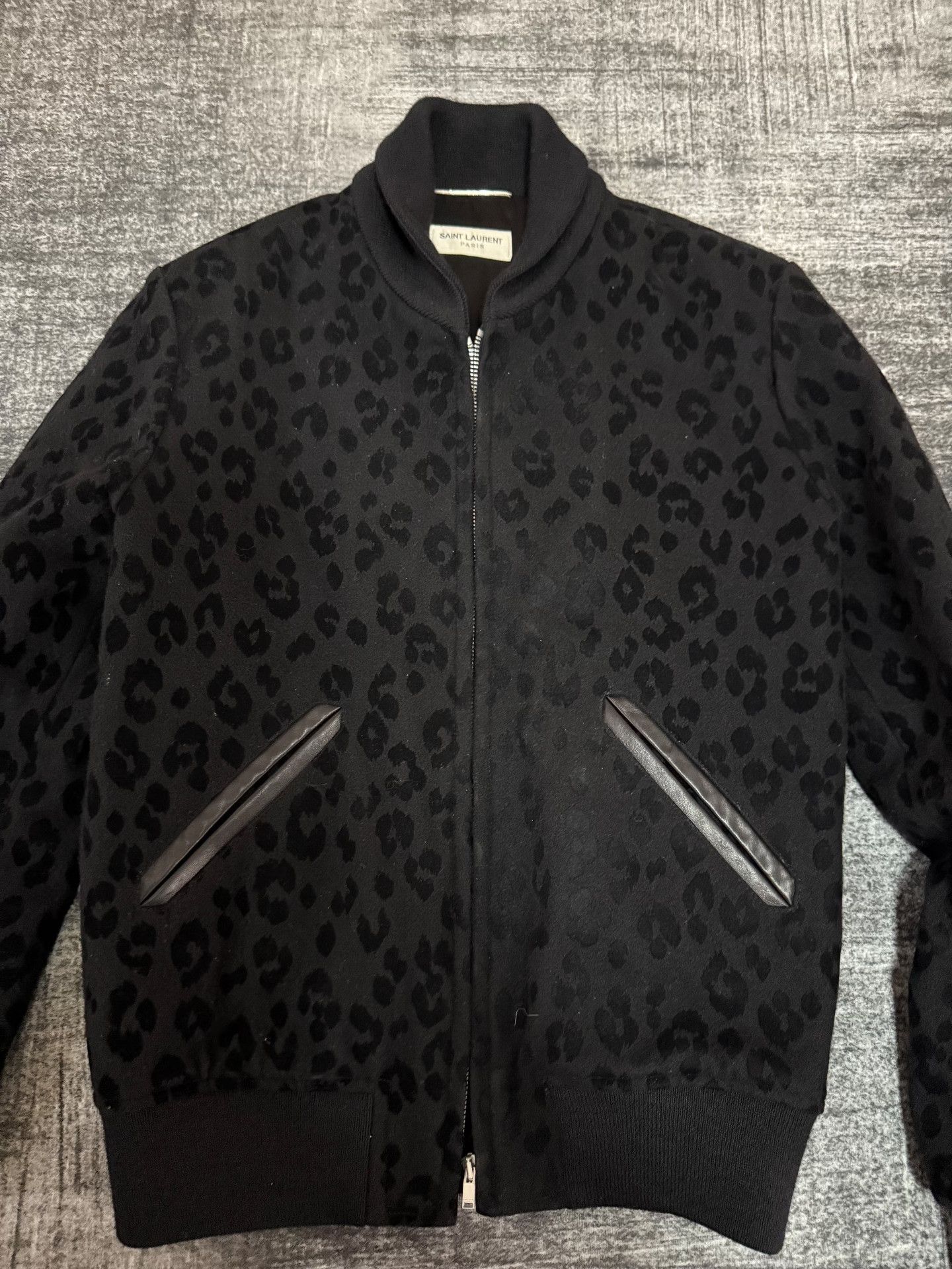 Saint Laurent Paris Saint Laurent 15FW Leopard Print Bomber Jacket Size US S / EU 44-46 / 1 - 3 Thumbnail