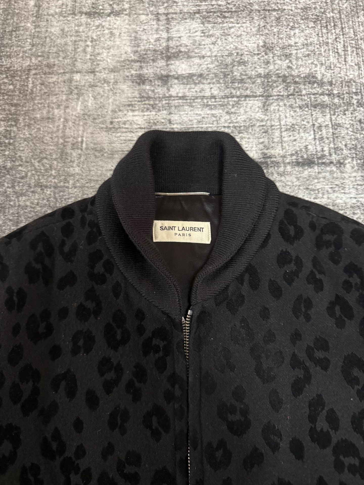 Saint Laurent Paris Saint Laurent 15FW Leopard Print Bomber Jacket Size US S / EU 44-46 / 1 - 2 Thumbnail