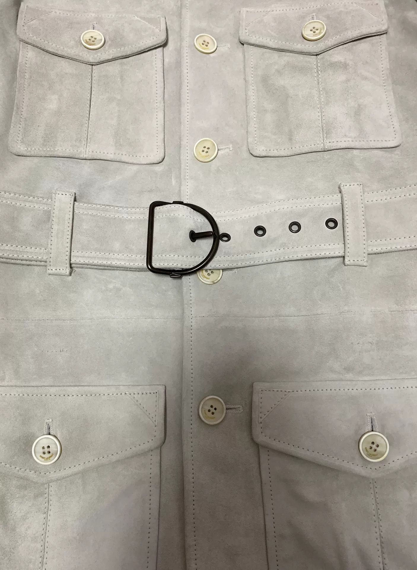 Saint Laurent Paris Saint Laurent SLP 20SS Runway Suede Jacket Size US S / EU 44-46 / 1 - 6 Thumbnail