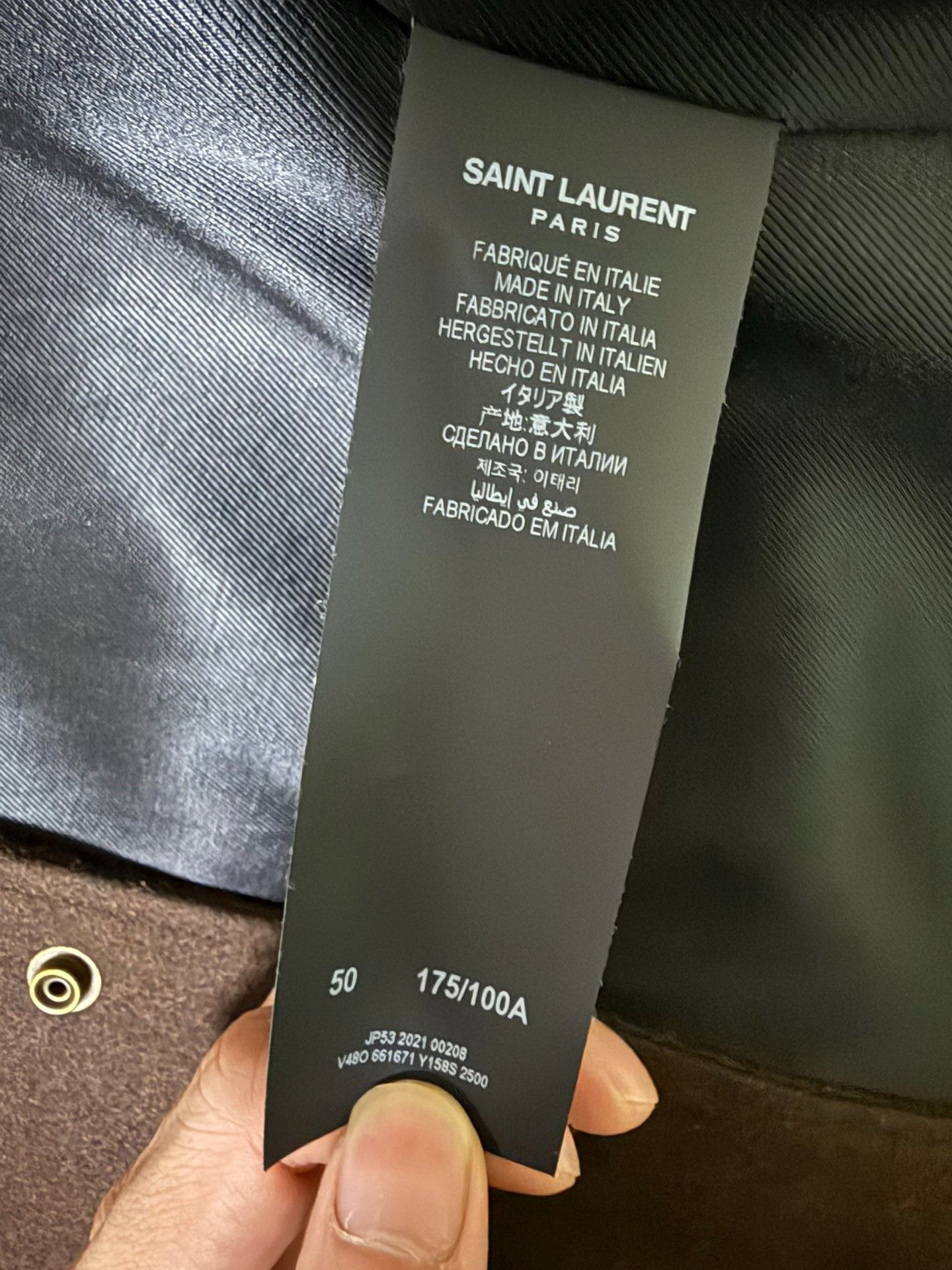Saint Laurent Paris Saint Laurent FW21 Wool Cashmere Jacket Size US M / EU 48-50 / 2 - 5 Thumbnail