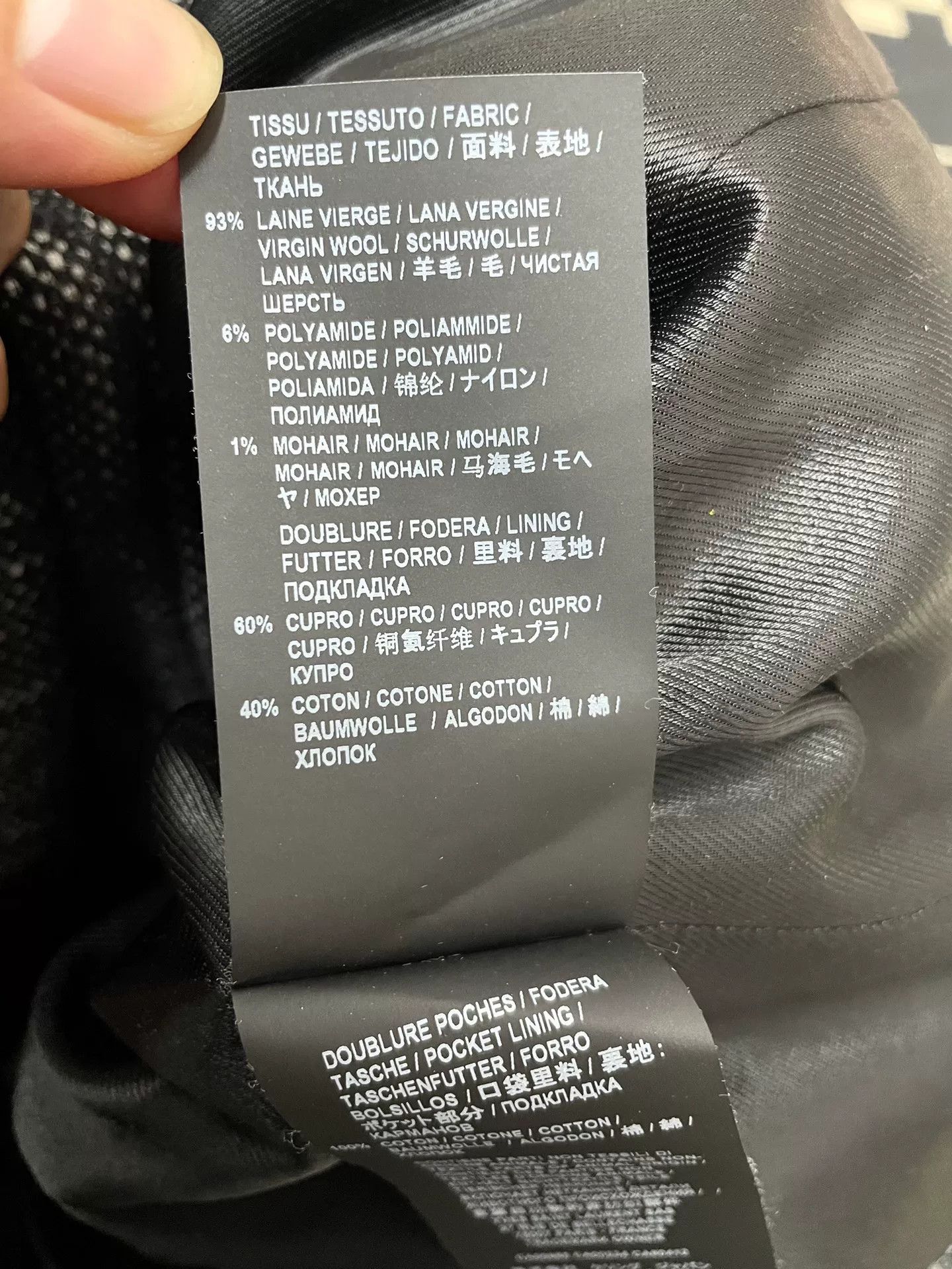 Saint Laurent Paris Saint Laurent Double-Breasted Checkered Coat Size US S / EU 44-46 / 1 - 6 Thumbnail