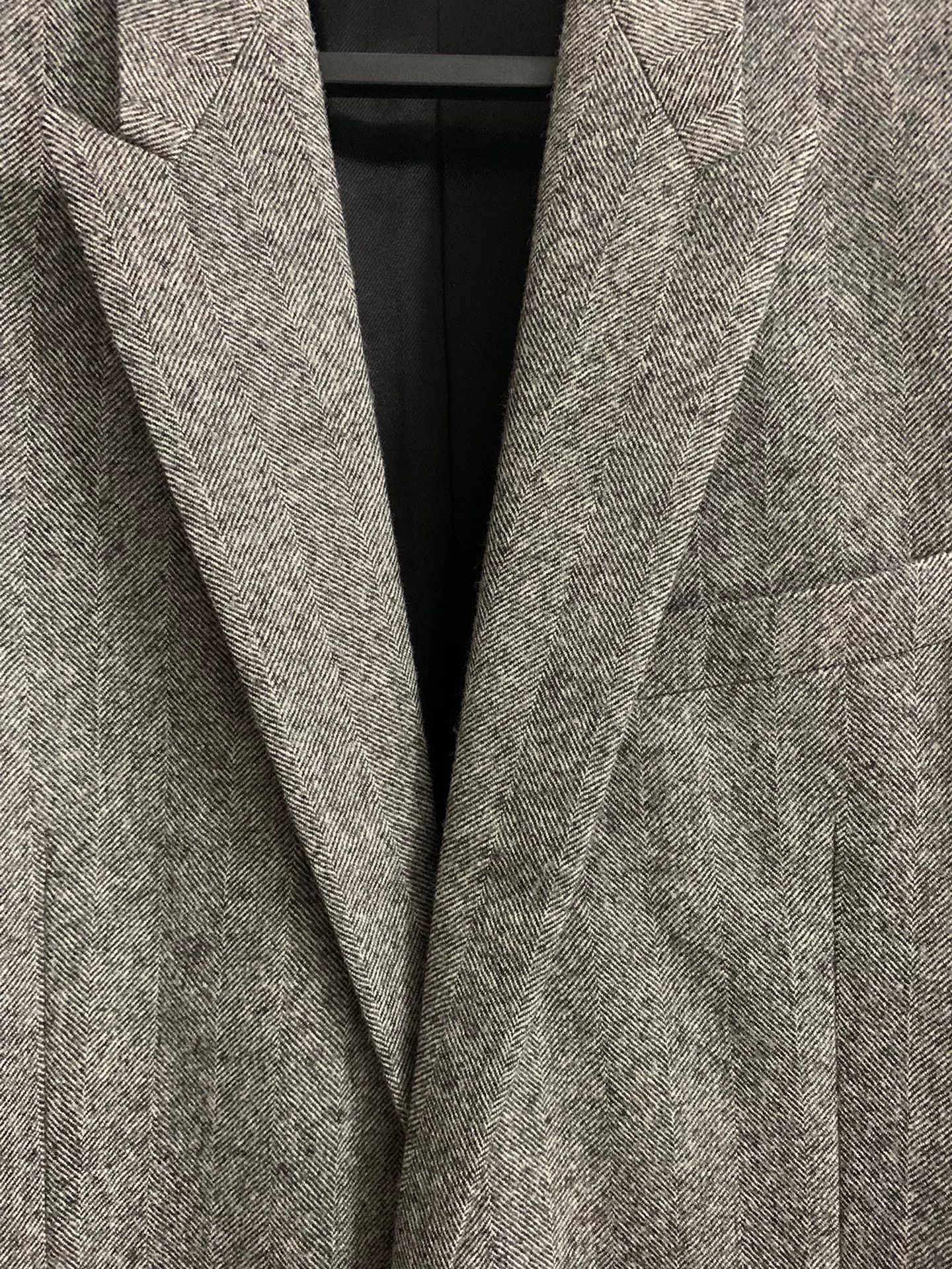 Saint Laurent Paris Saint Laurent 17FW Gray Herringbone Coat Size US M / EU 48-50 / 2 - 5 Thumbnail