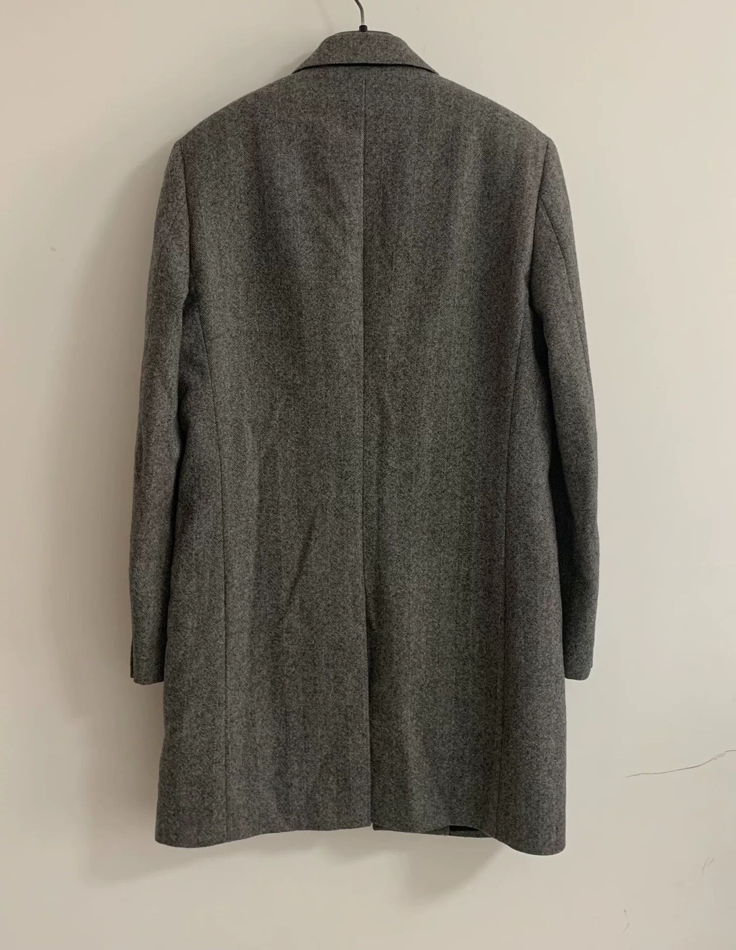 Saint Laurent Paris Saint Laurent 17FW Gray Herringbone Coat Size US M / EU 48-50 / 2 - 2 Thumbnail