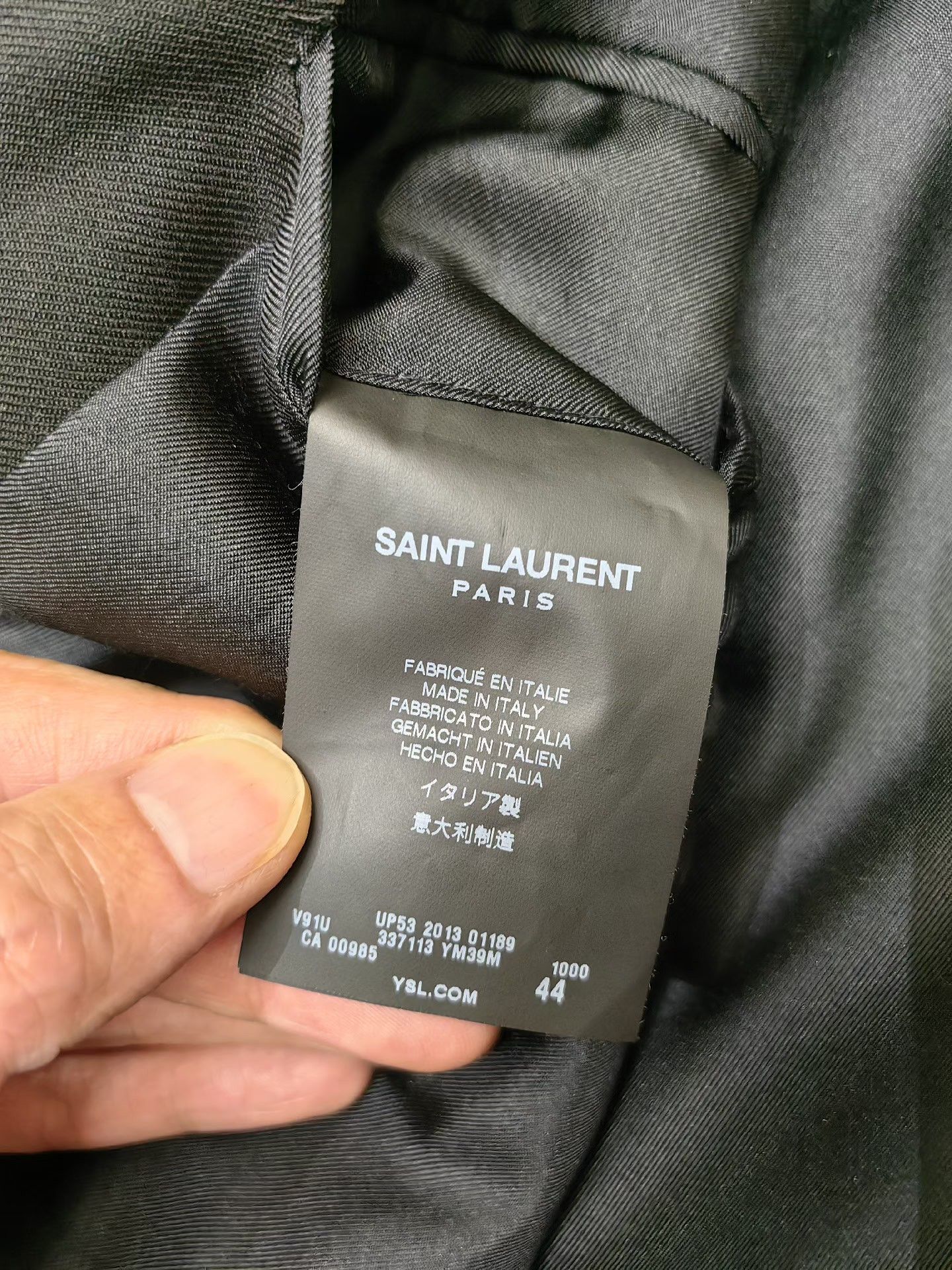 Saint Laurent Paris Saint Laurent Double-Breasted Blazer Size US S / EU 44-46 / 1 - 7 Thumbnail