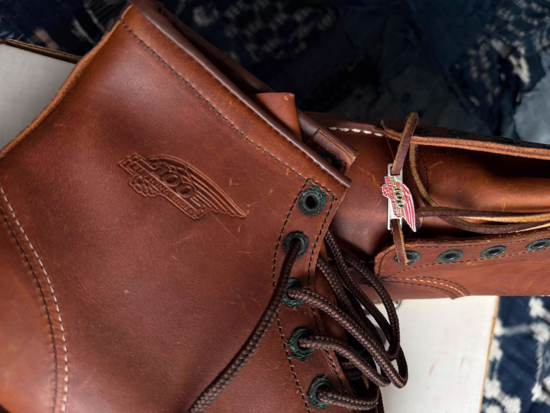 Red Wing Brown Leather Boots Size 11 Size US 11 / EU 44 - 7 Thumbnail