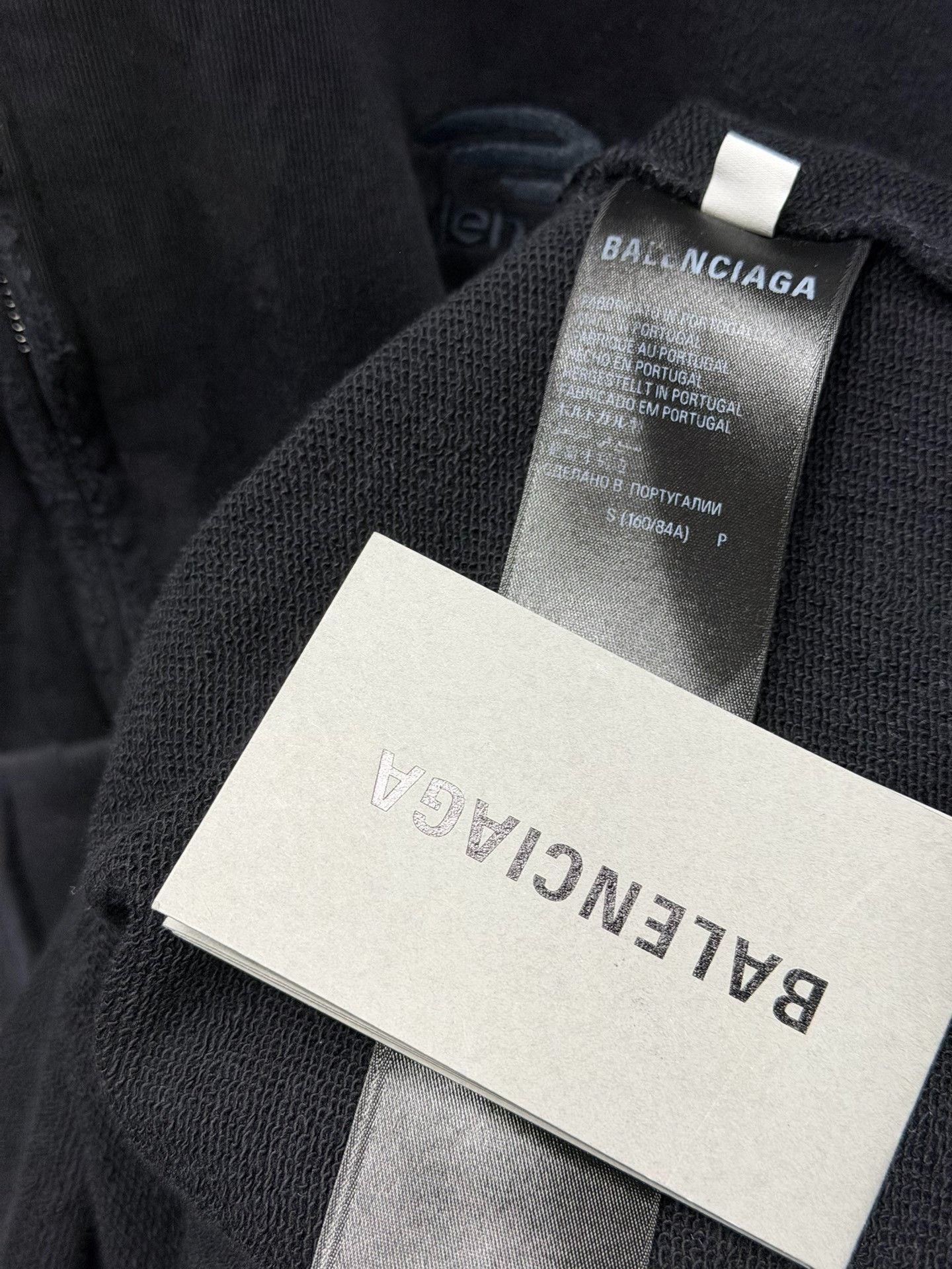Saint Laurent Paris Balenciaga Black Zip Hoodie Gold Graphics Size US S / EU 44-46 / 1 - 7 Thumbnail