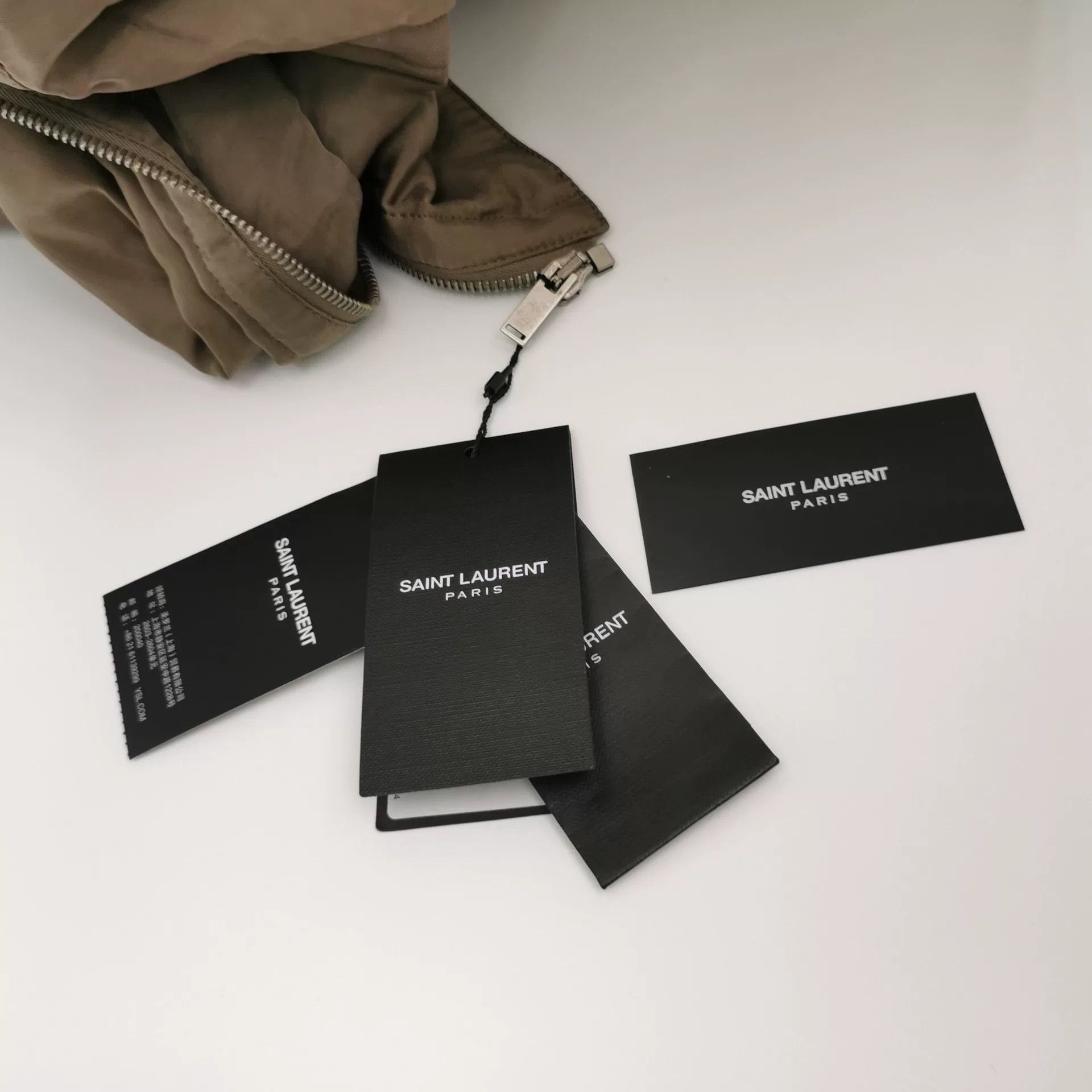 Saint Laurent Paris Saint Laurent Paris Brown Bomber Jacket Size US S / EU 44-46 / 1 - 4 Thumbnail