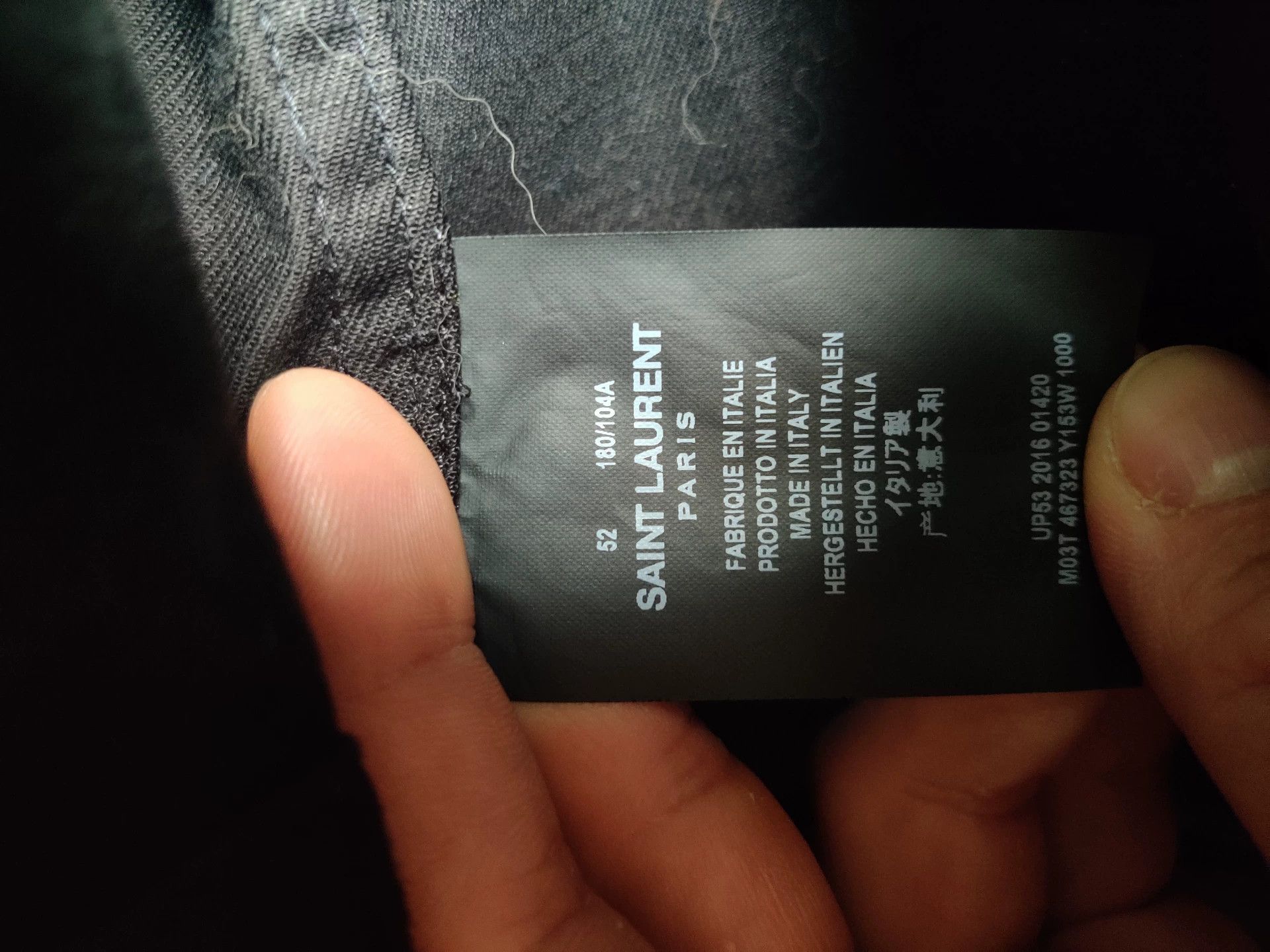 Saint Laurent Paris Saint Laurent Black Safari Jacket Size US L / EU 52-54 / 3 - 4 Thumbnail