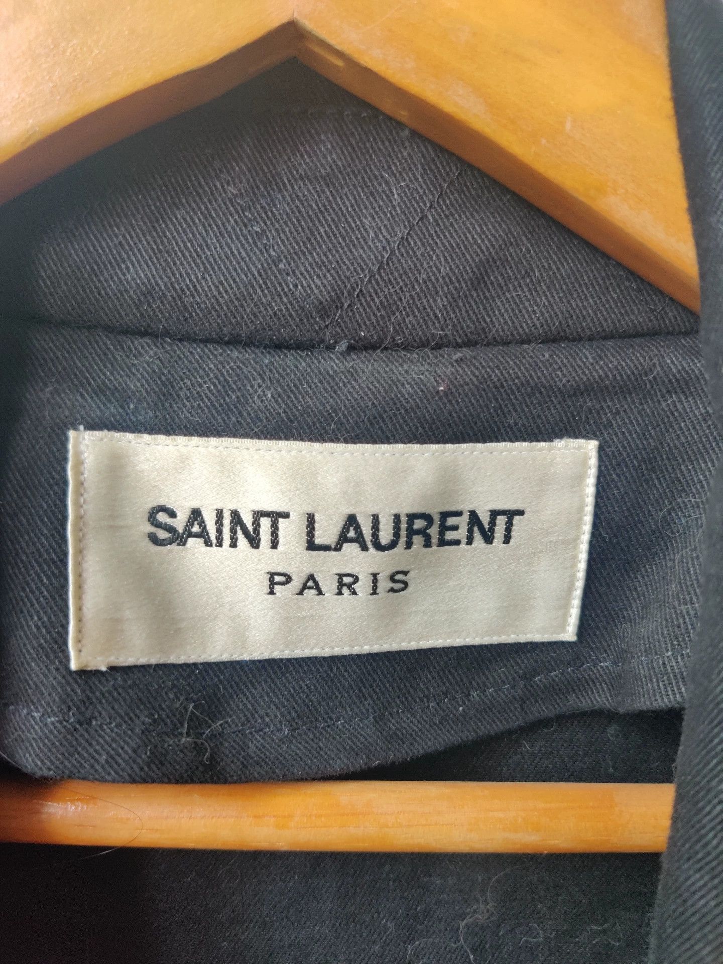 Saint Laurent Paris Saint Laurent Black Safari Jacket Size US L / EU 52-54 / 3 - 3 Thumbnail