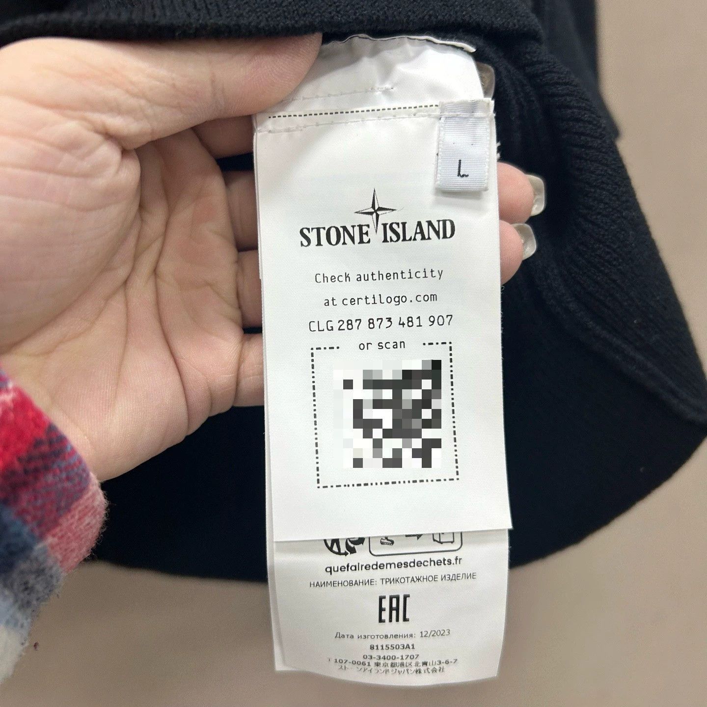 Stone Island Black Zip-Up Long Sleeve Sweatshirt Size US L / EU 52-54 / 3 - 5 Thumbnail