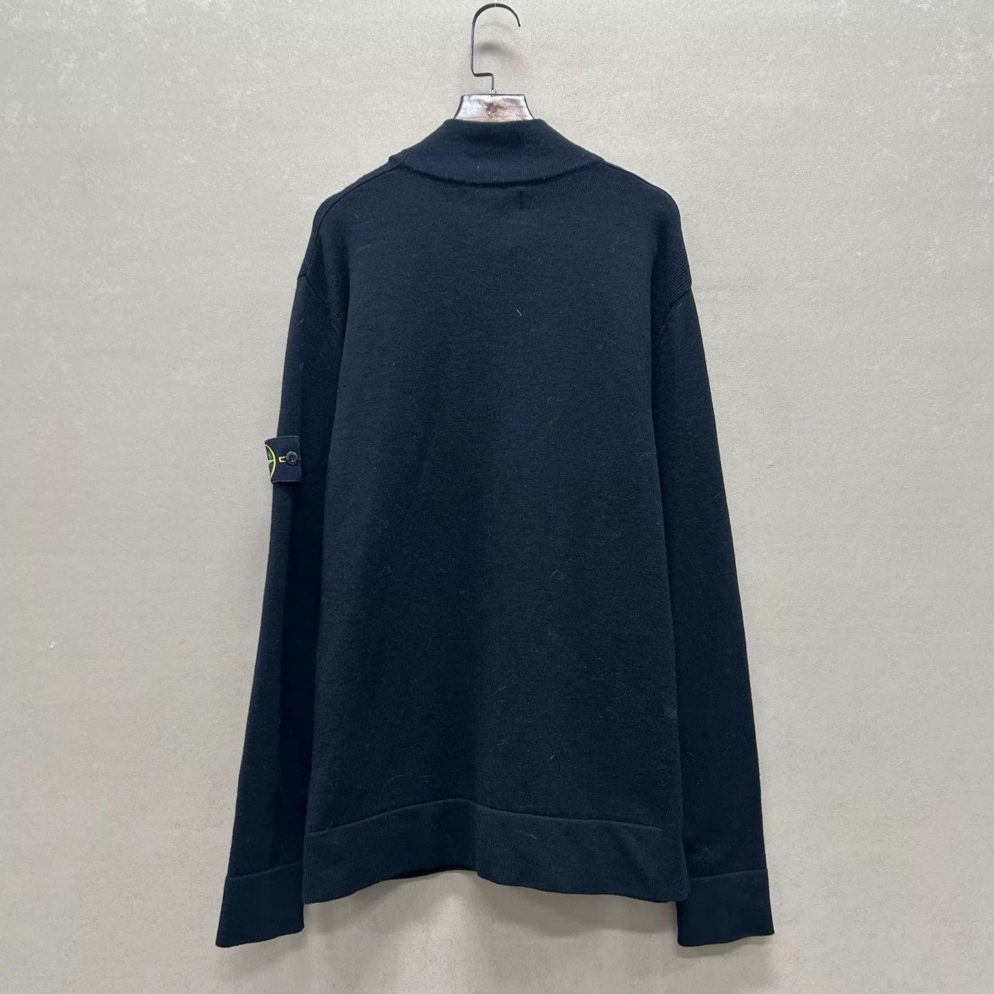 Stone Island Black Zip-Up Long Sleeve Sweatshirt Size US L / EU 52-54 / 3 - 2 Thumbnail