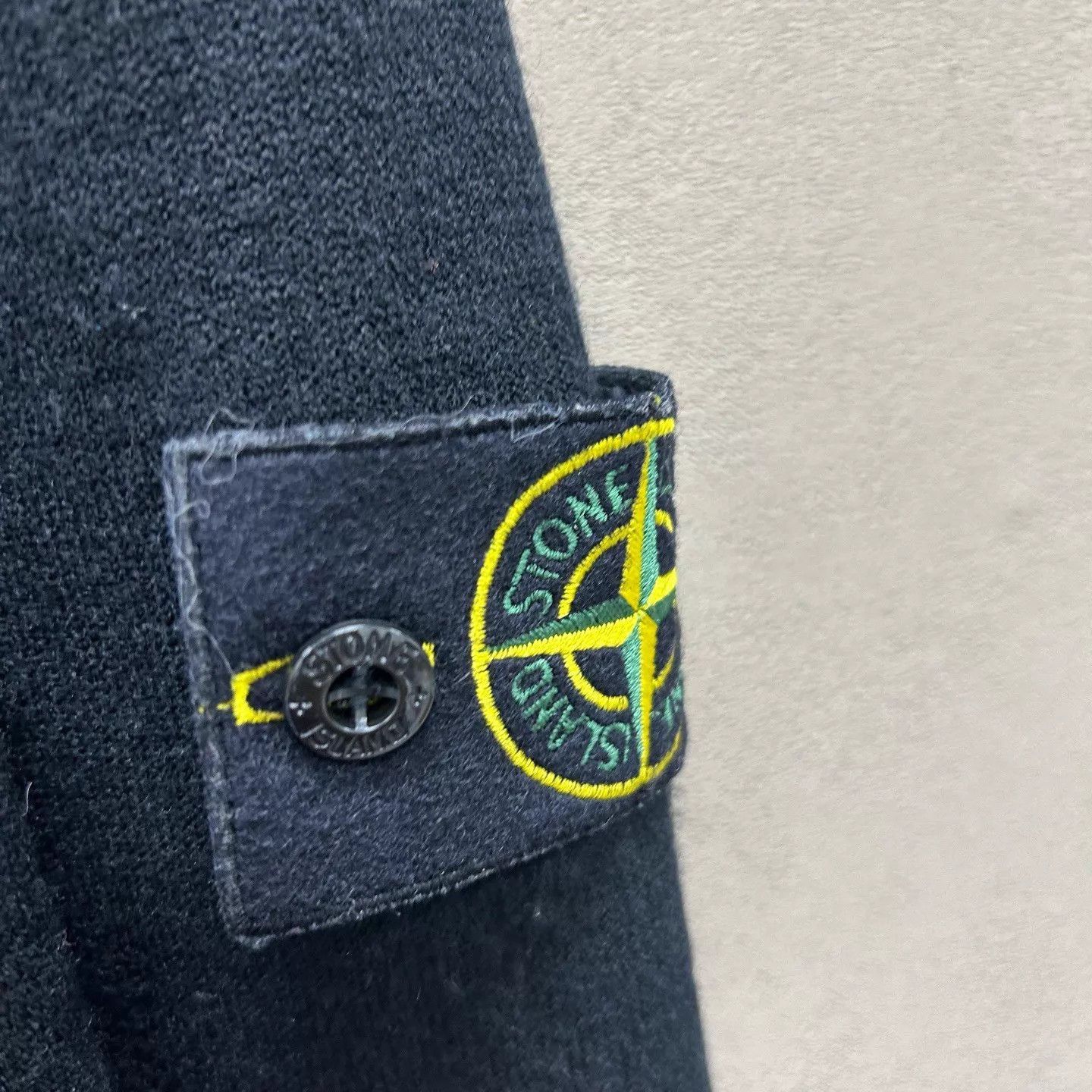 Stone Island Black Zip-Up Long Sleeve Sweatshirt Size US L / EU 52-54 / 3 - 3 Thumbnail