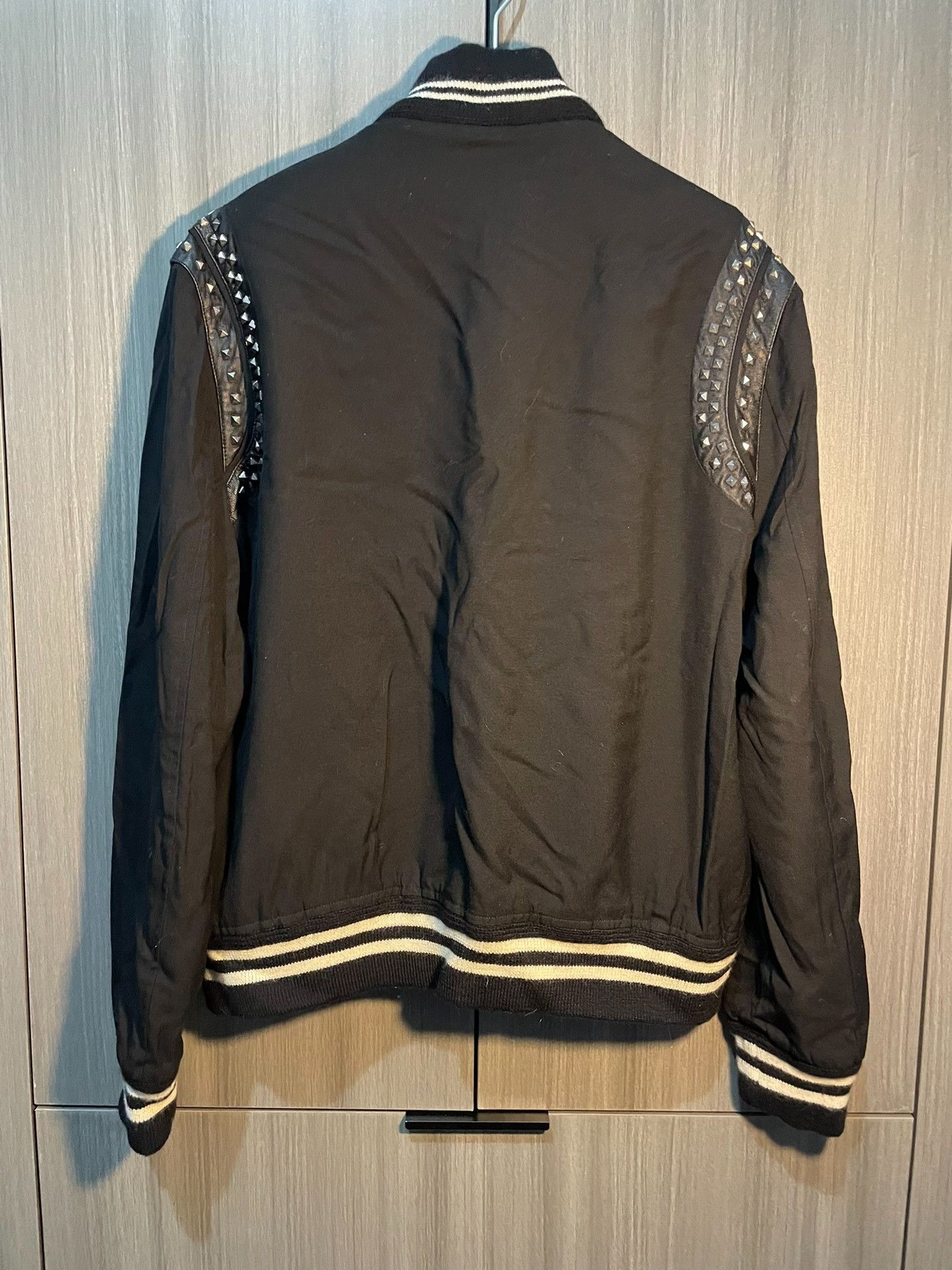 Saint Laurent Paris Saint Laurent Studded Leather Shoulder Jacket Size US L / EU 52-54 / 3 - 2 Thumbnail