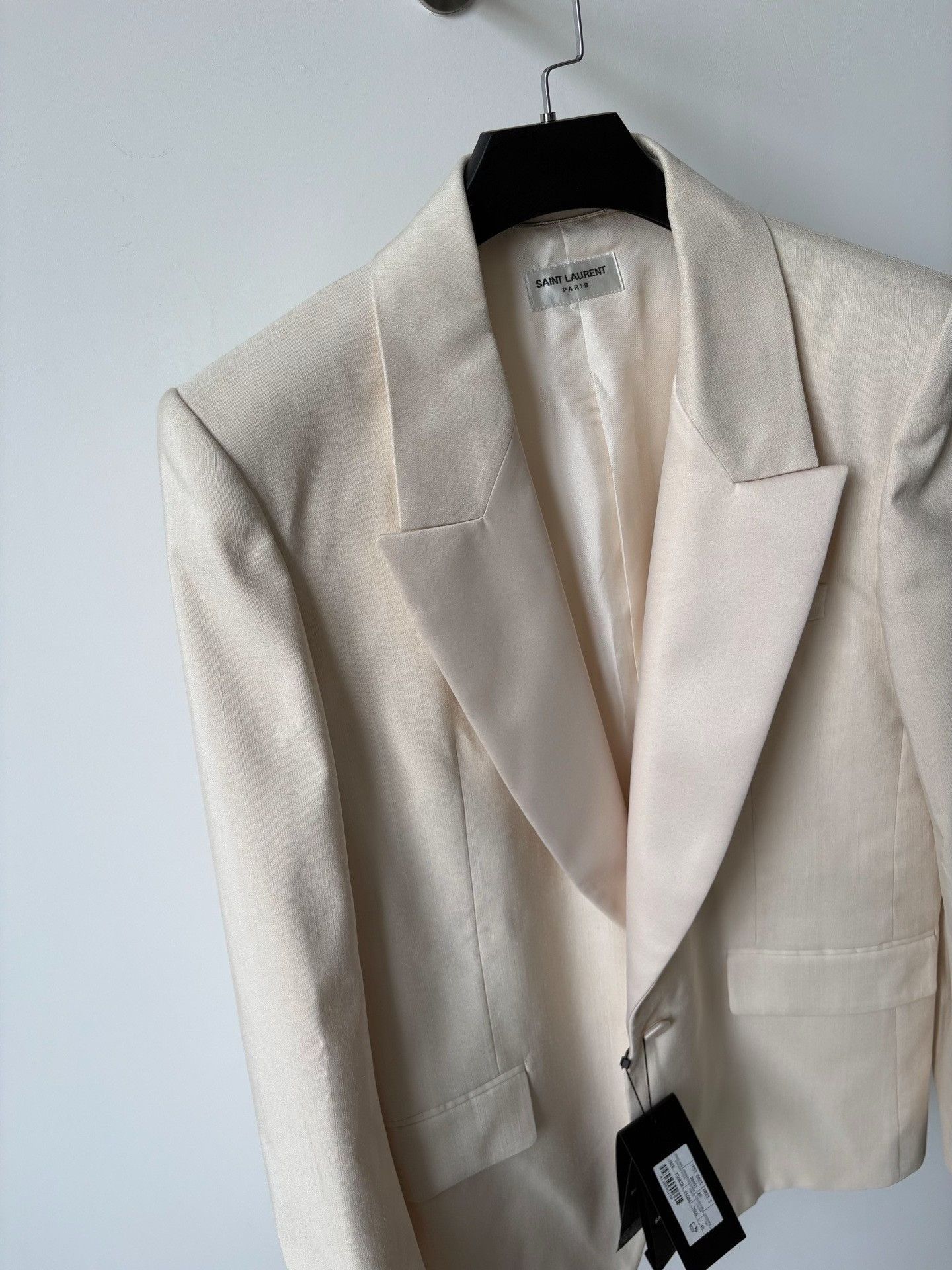 Saint Laurent Paris Saint Laurent Runway Padded Shoulder Blazer Size US M / EU 48-50 / 2 - 5 Thumbnail