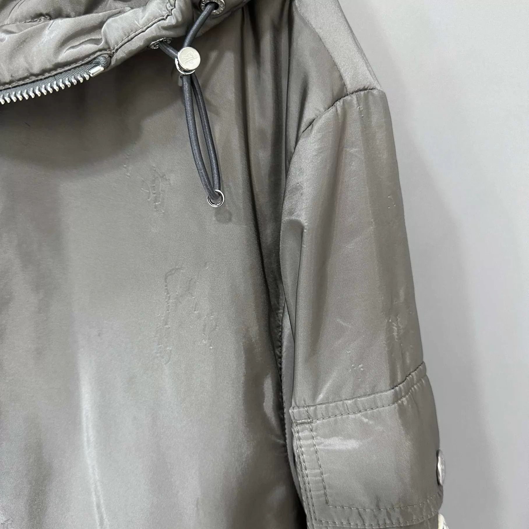 Moncler Gray XL Hooded Light Jacket Size US XL / EU 56 / 4 - 9 Thumbnail