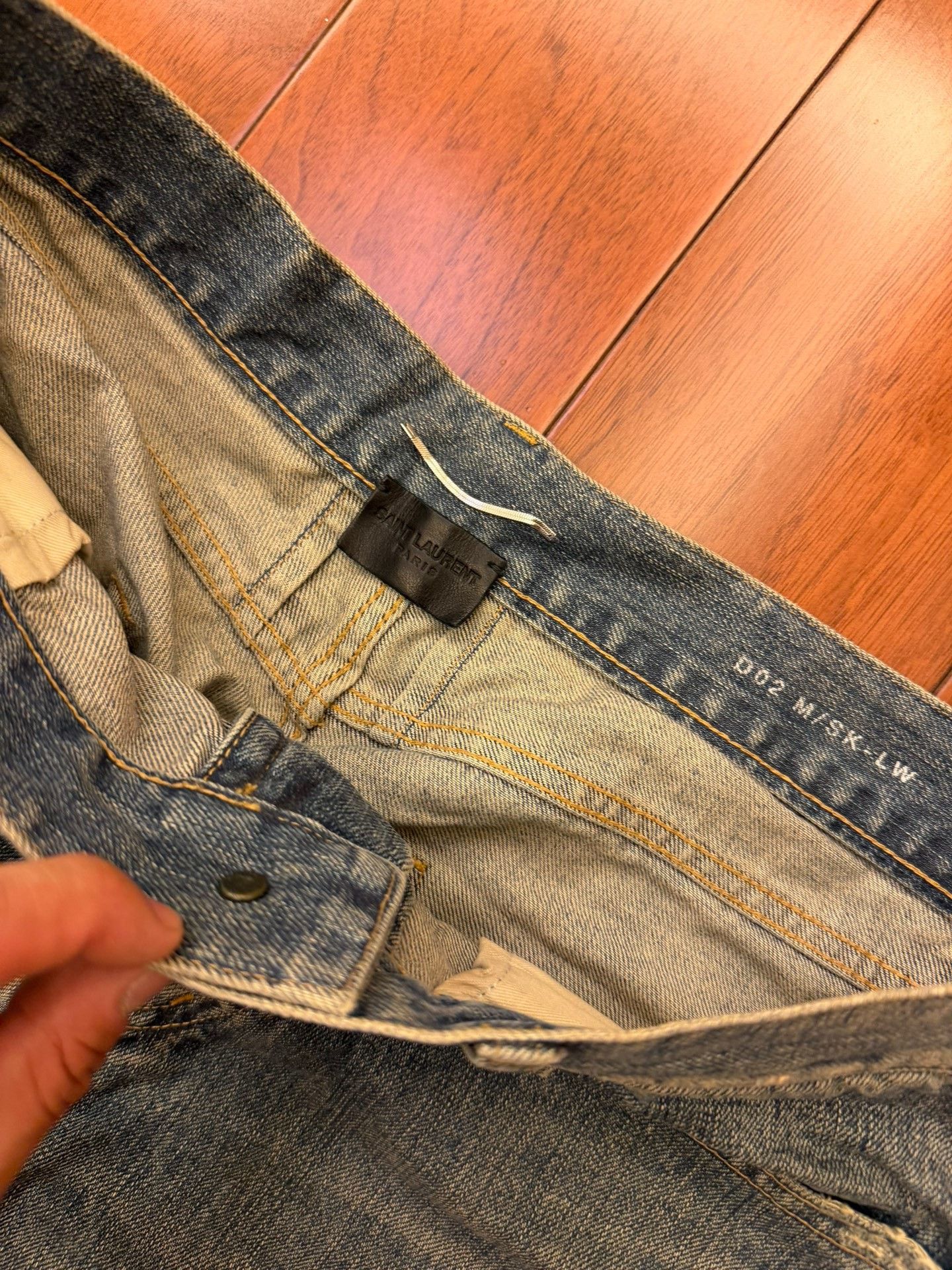 Saint Laurent Paris Saint Laurent Paris SLP Distressed Jeans D02 W32 Size US 32 / EU 48 - 2 Thumbnail