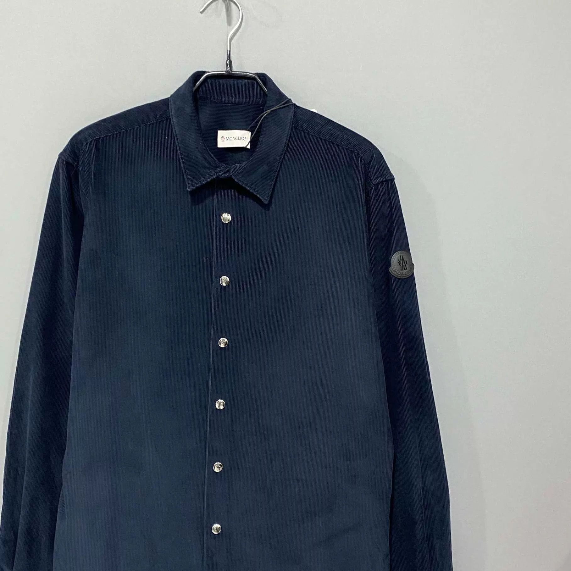 Moncler Black Long-Sleeve Button-Up Shirt Size US XS / EU 42 / 0 - 2 Thumbnail