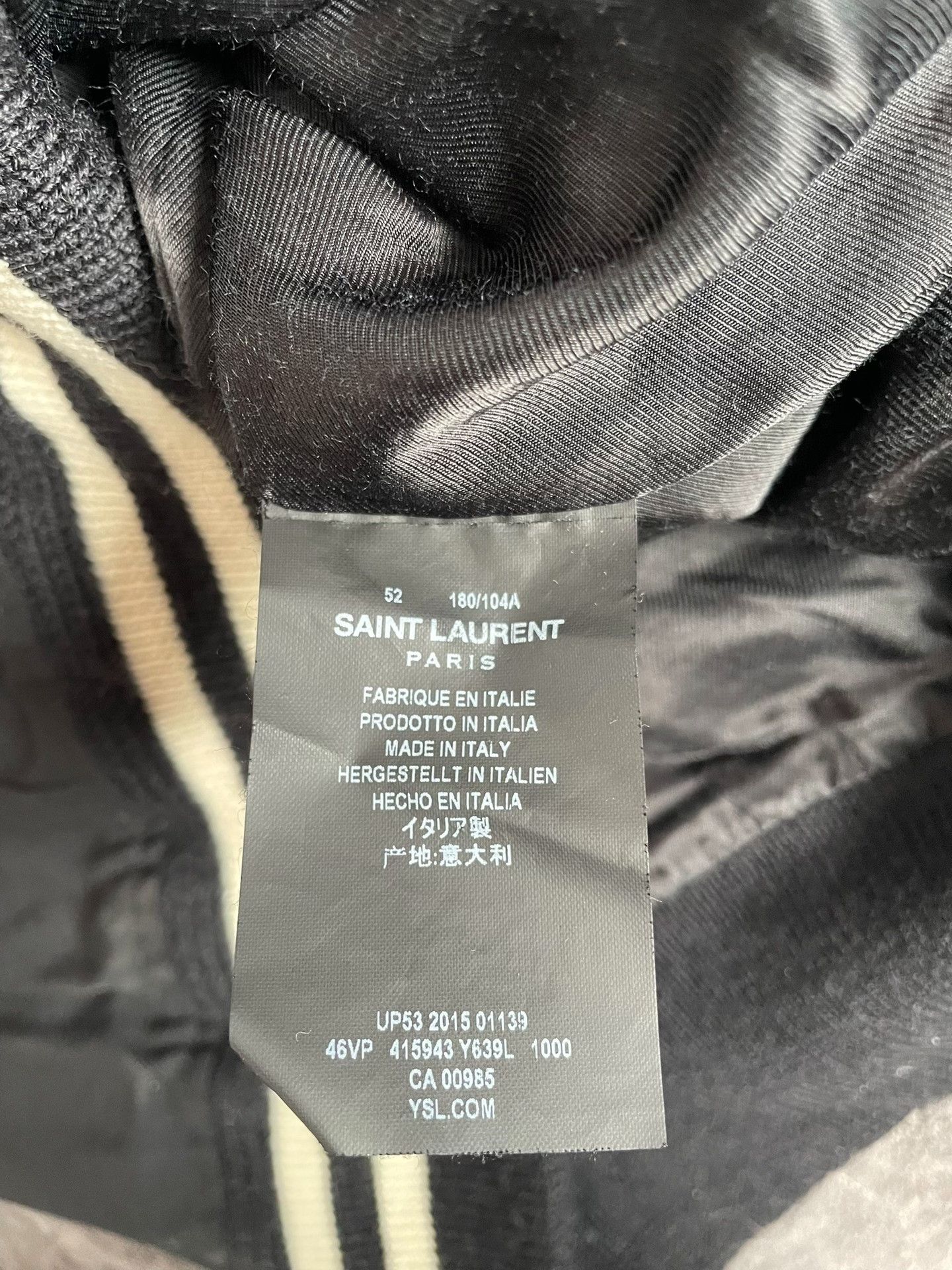 Saint Laurent Paris Saint Laurent Studded Varsity Bomber Jacket Size US L / EU 52-54 / 3 - 8 Thumbnail