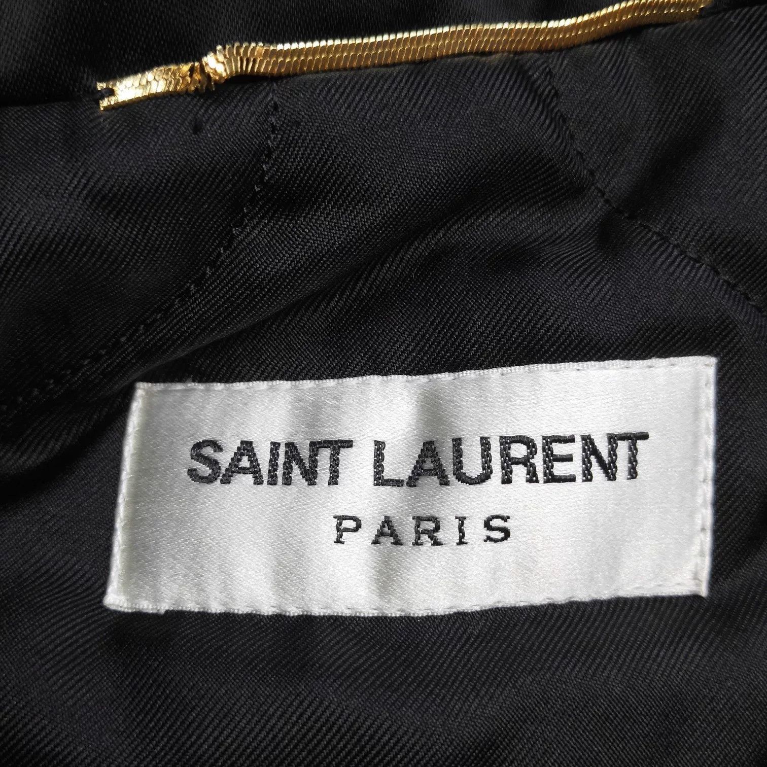 Saint Laurent Paris Saint Laurent Black Studded Collar Jacket Size US XXS / EU 40 - 6 Thumbnail