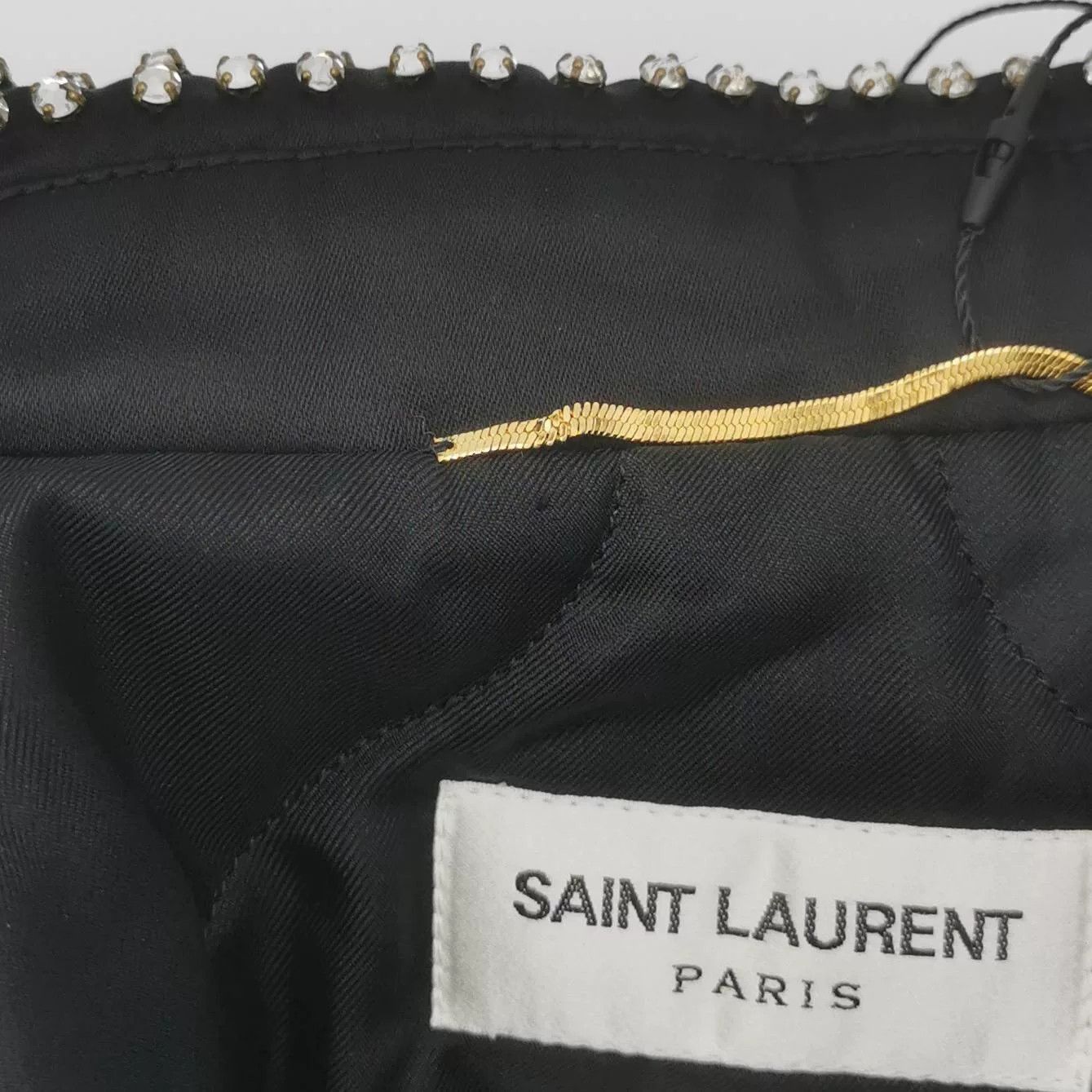 Saint Laurent Paris Saint Laurent Black Studded Collar Jacket Size US XXS / EU 40 - 5 Thumbnail