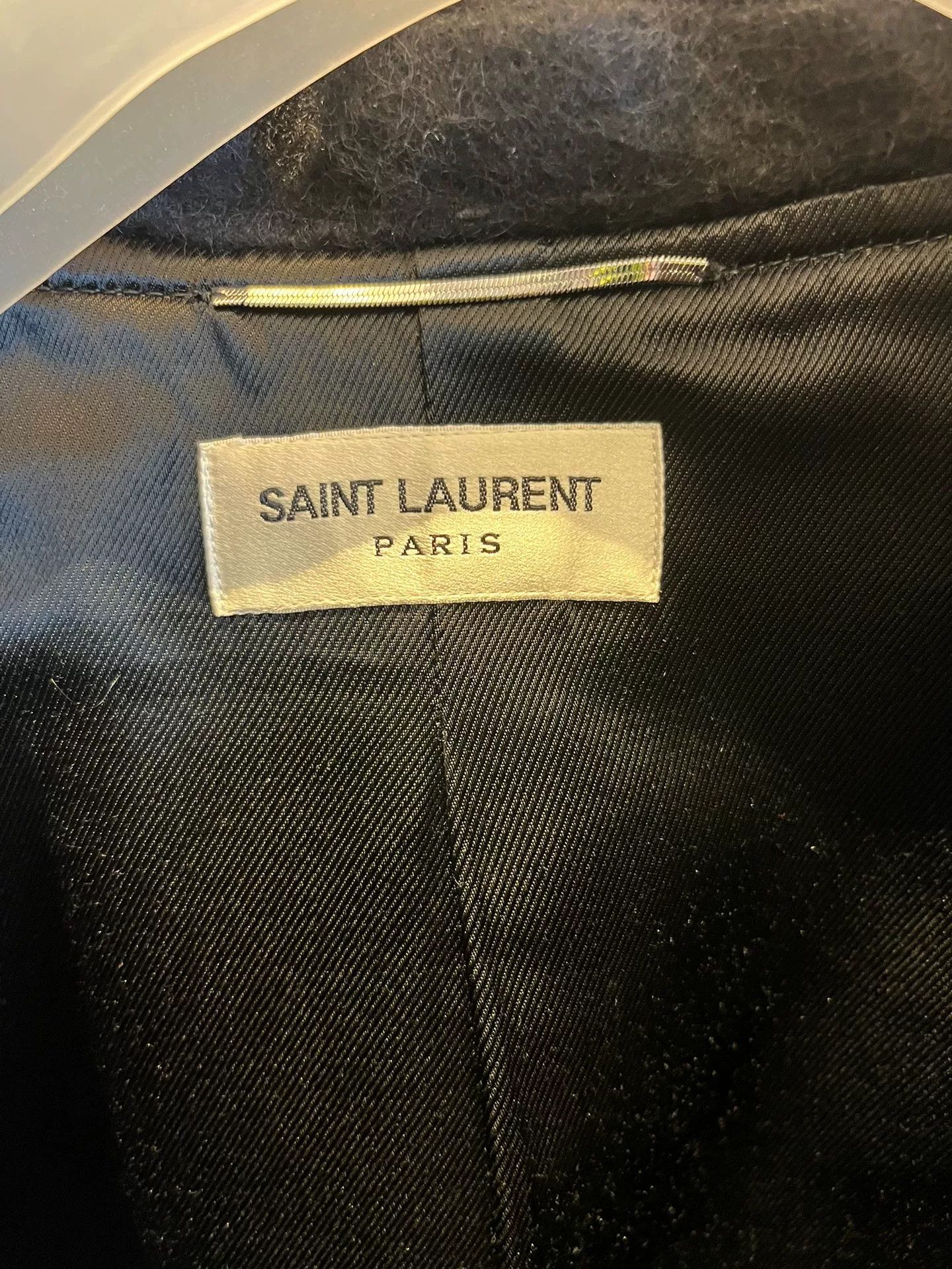 Saint Laurent Paris Saint Laurent Black White Fringe Hoodie Size US S / EU 44-46 / 1 - 6 Thumbnail
