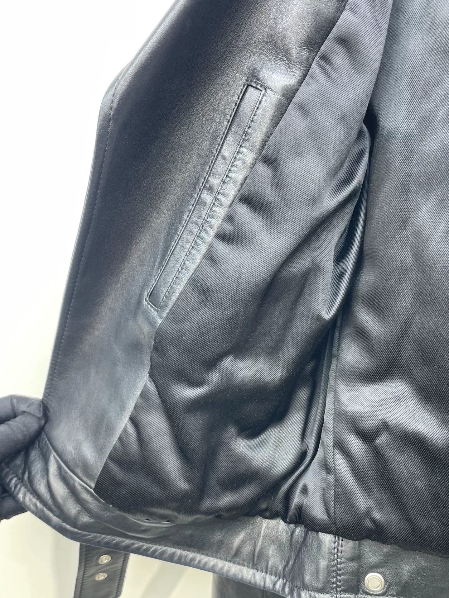 Saint Laurent Paris YSL Saint Laurent Black Biker Jacket Size XS / US 0-2 / IT 36-38 - 6 Thumbnail