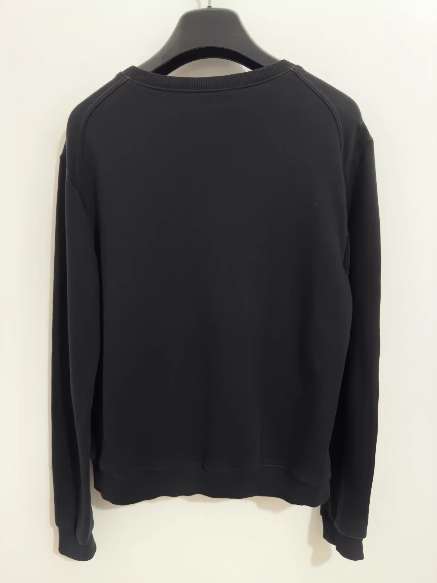 Saint Laurent Paris Black Long Sleeve Sweatshirt with Zipper Accents Size US M / EU 48-50 / 2 - 2 Thumbnail