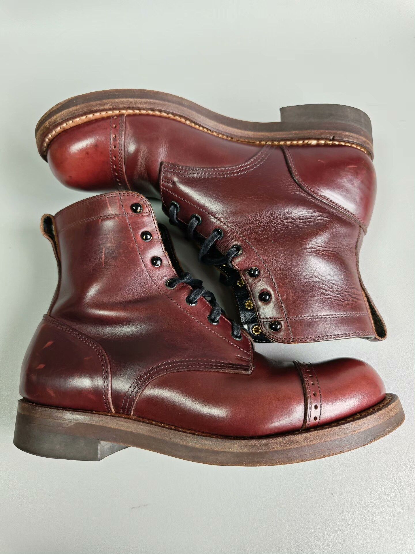Rolling Dub Trio ROLLING DUB TRIO A09 Combat Boots Size US 7.5 / EU 40-41 - 4 Thumbnail
