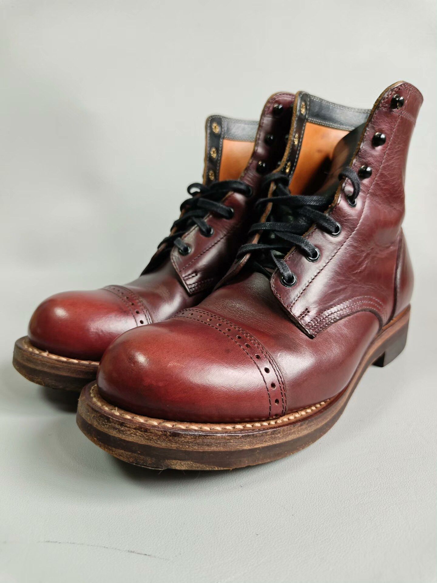 Rolling Dub Trio ROLLING DUB TRIO A09 Combat Boots Size US 7.5 / EU 40-41 - 3 Thumbnail