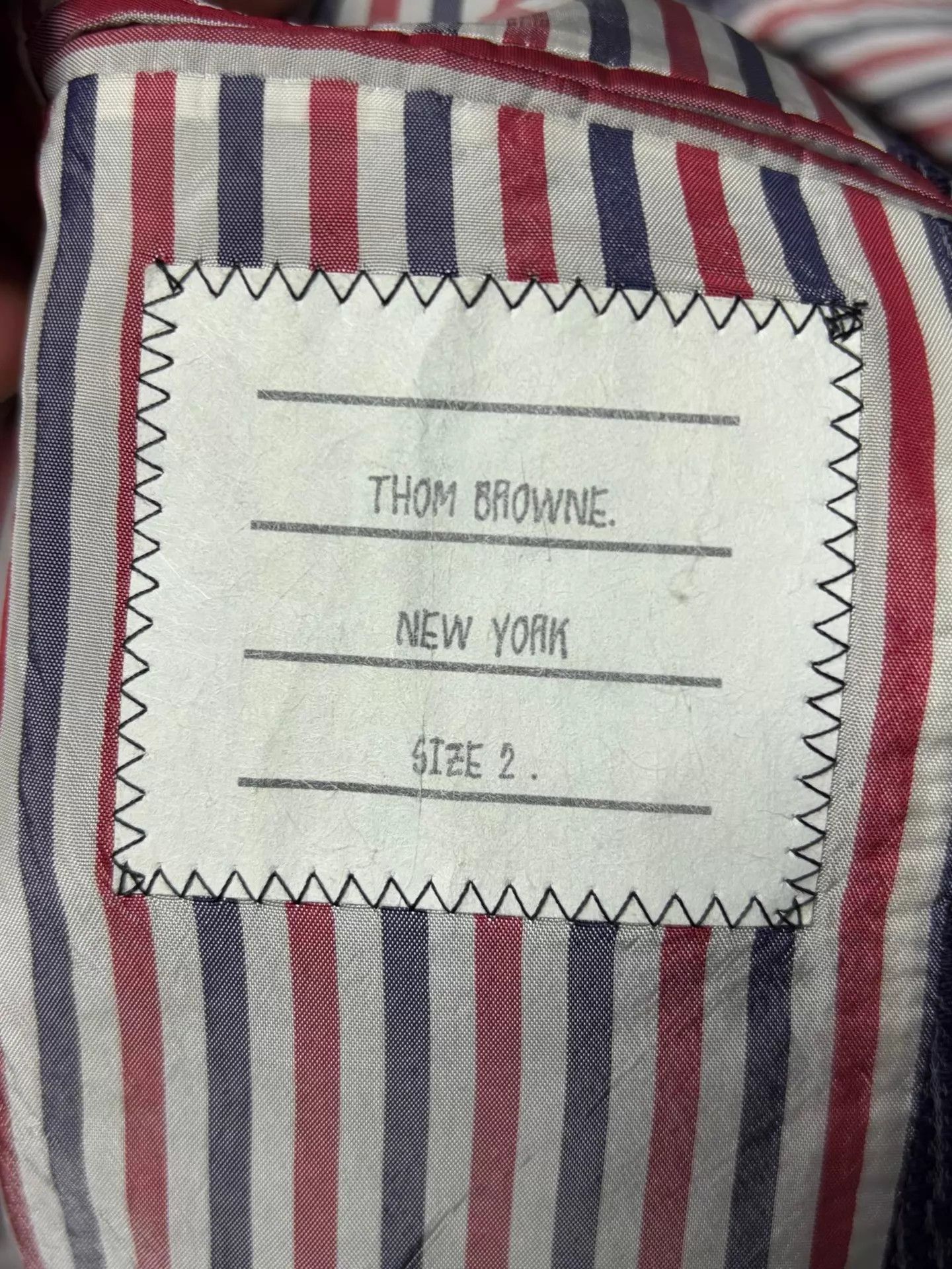 Thom Browne Blue Dog Pattern Blazer - Size M Size US M / EU 48-50 / 2 - 5 Thumbnail