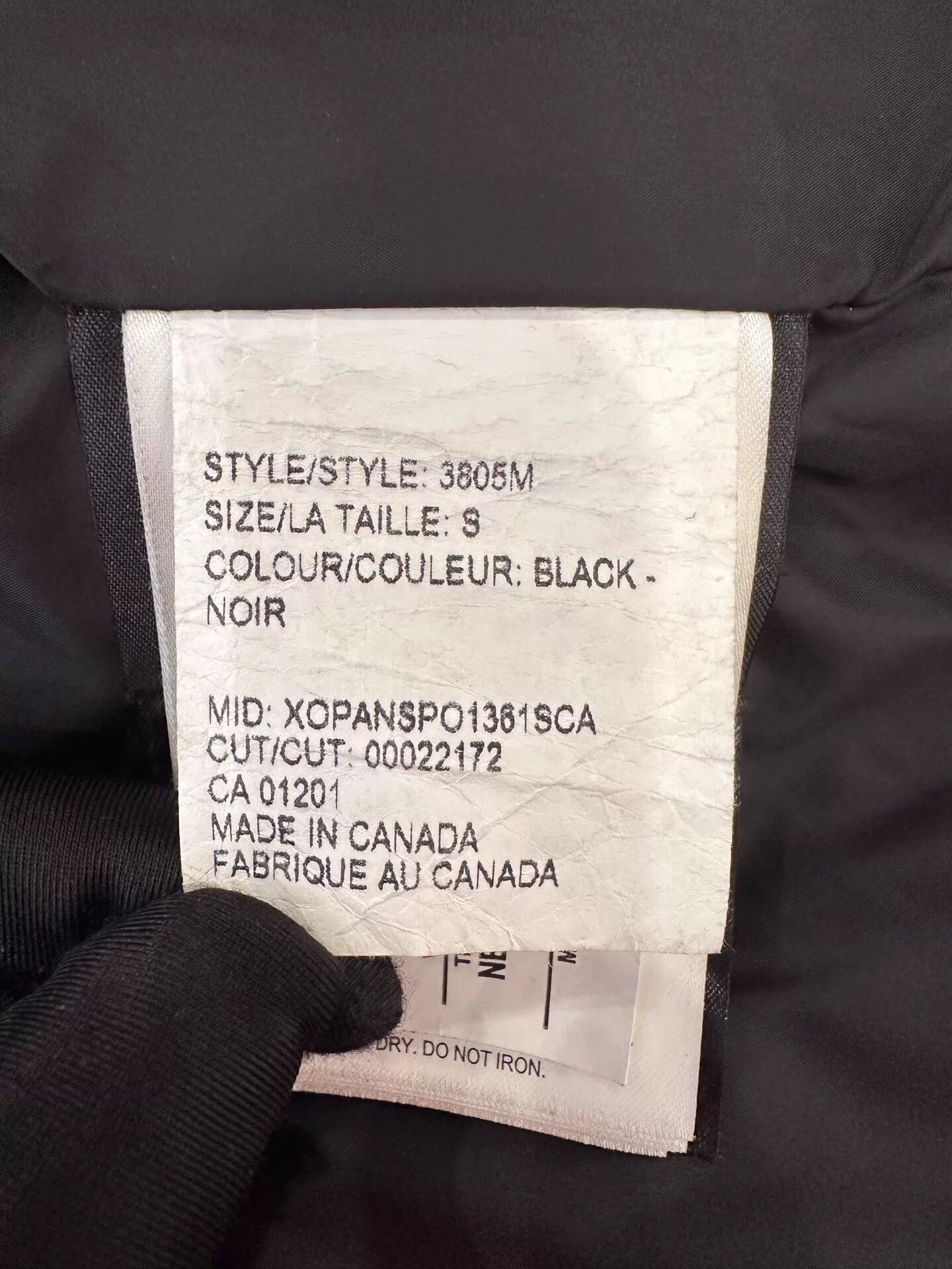 Canada Goose Black Puffer Jacket with Faux Fur Hood Size US S / EU 44-46 / 1 - 7 Thumbnail