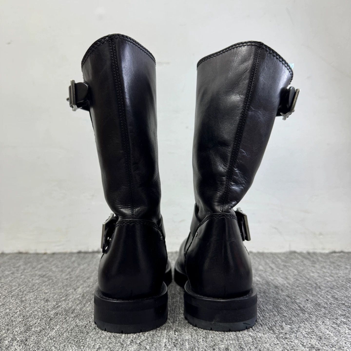 Jimmy Choo Black Leather Buckle Boots Size 7.5 Size US 7.5 / EU 40-41 - 3 Thumbnail