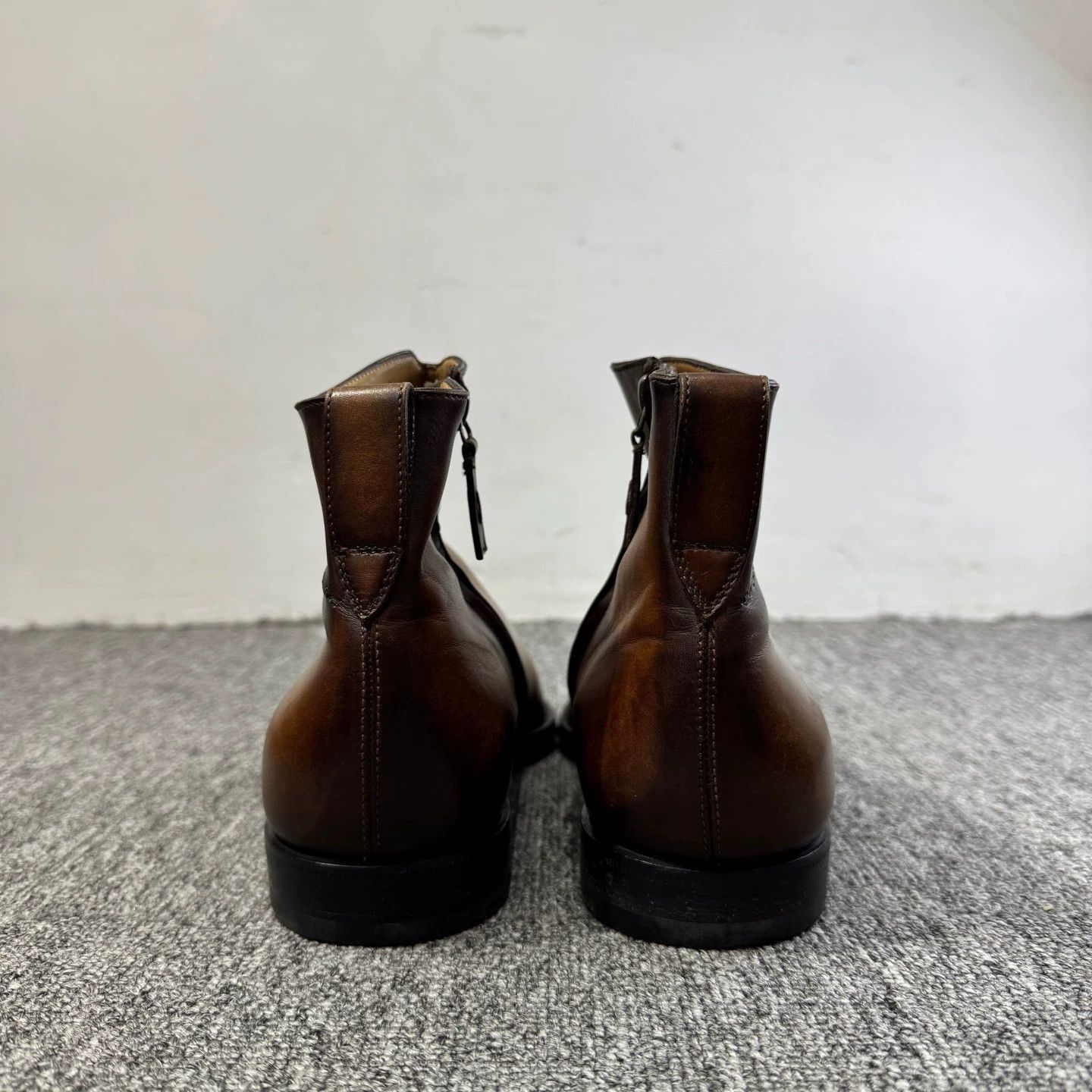 Berluti Brown Leather Ankle Boots Size 7.5 Size US 7.5 / EU 40-41 - 3 Thumbnail